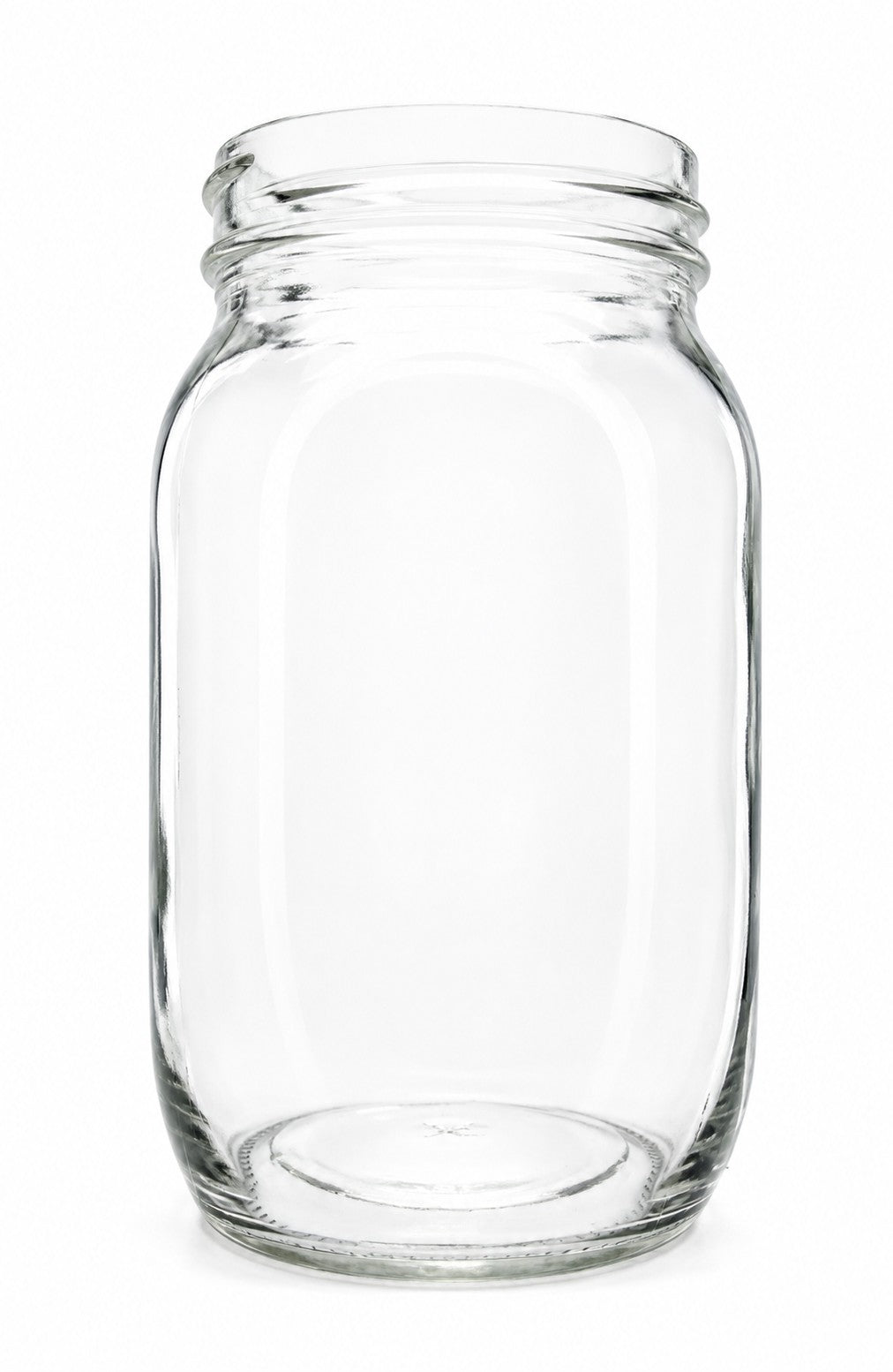 1060mL. Mason glass jar (square) and Lid (Net Fill Capacity: 950mL.+/-)