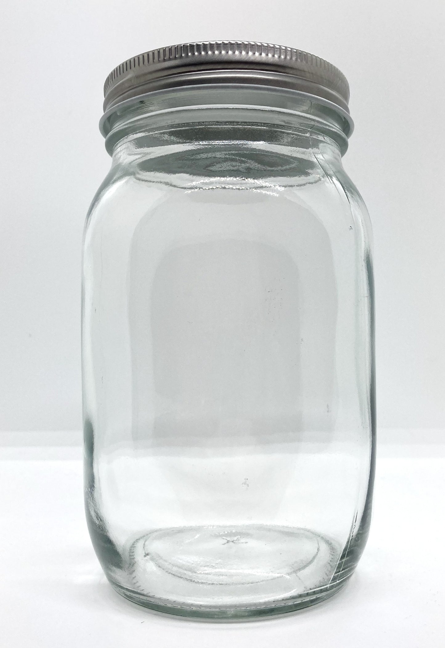 1060mL. Mason glass jar (square) and Lid (Net Fill Capacity: 950mL.+/-)