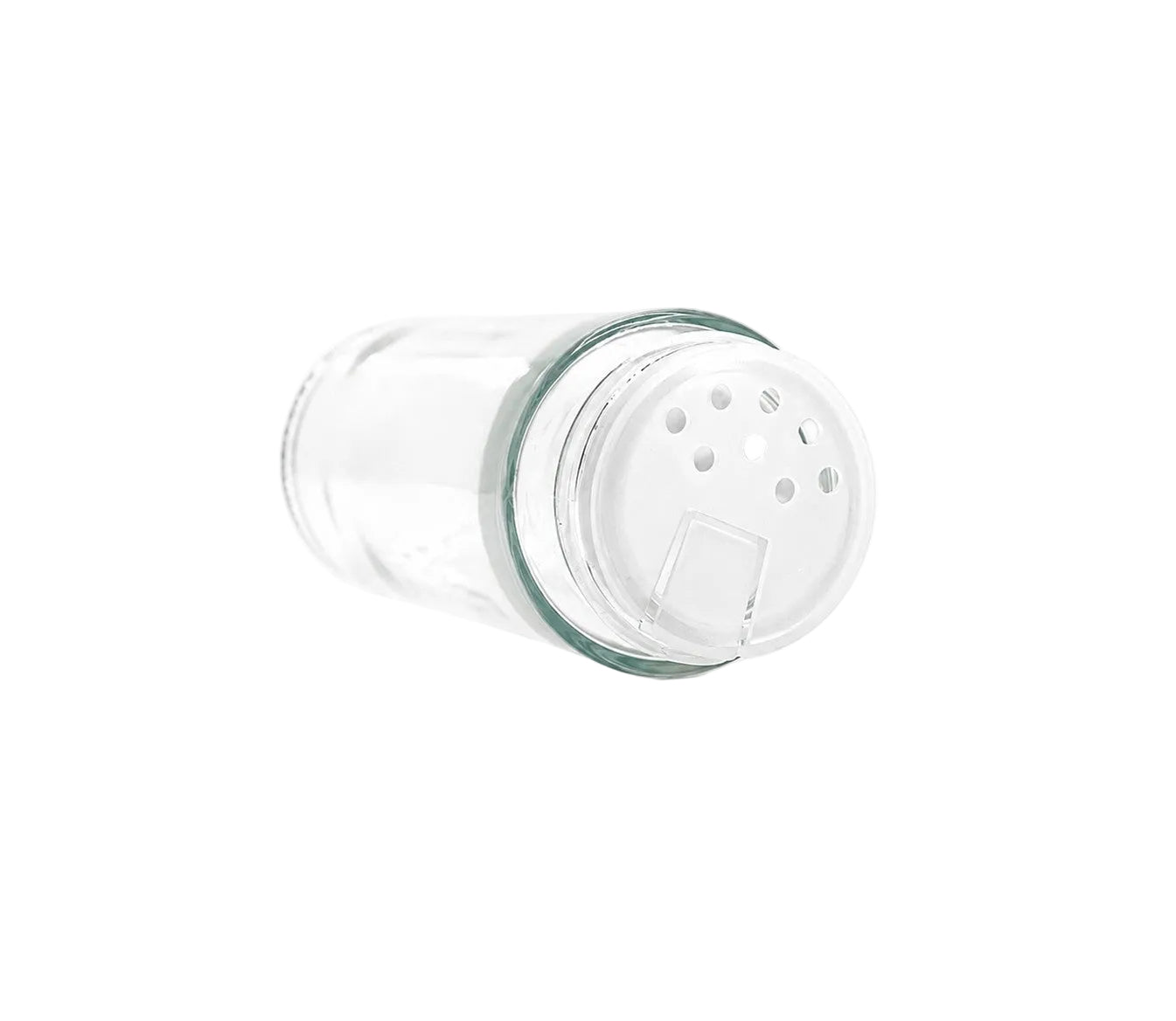120mL Clear Glass Round Spice Jar and Cap