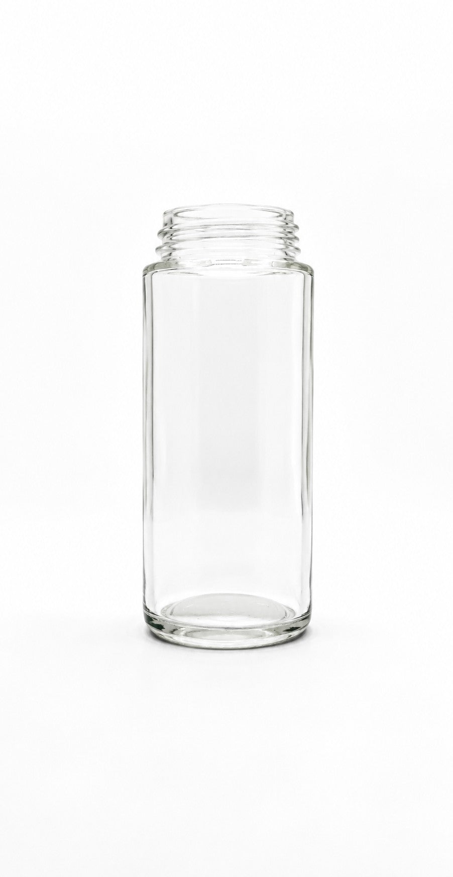120mL Clear Glass Round Spice Jar