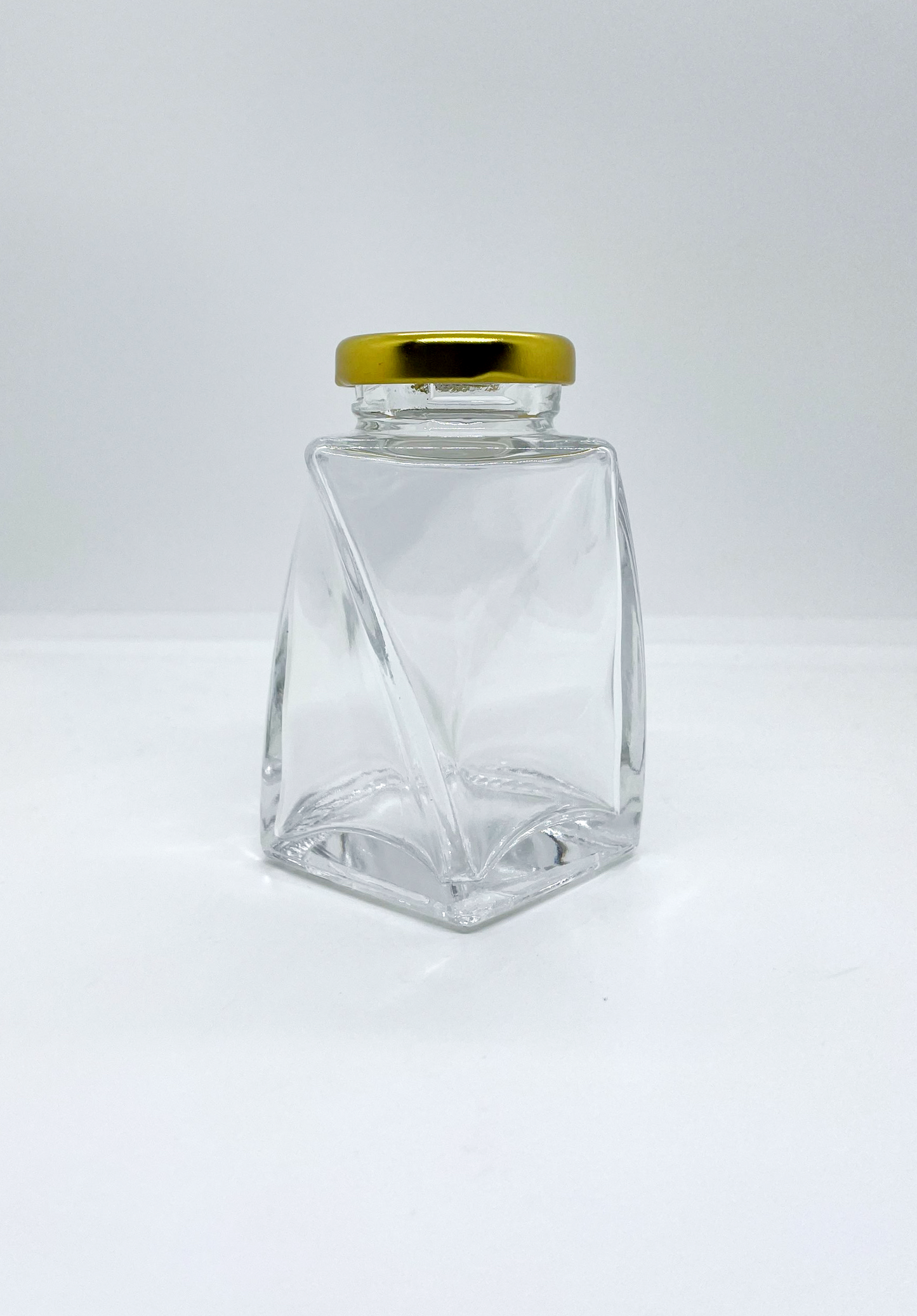 155mL. The Twist Glass Jar and Lid (Net Fill Capacity: 135mL.+/-)