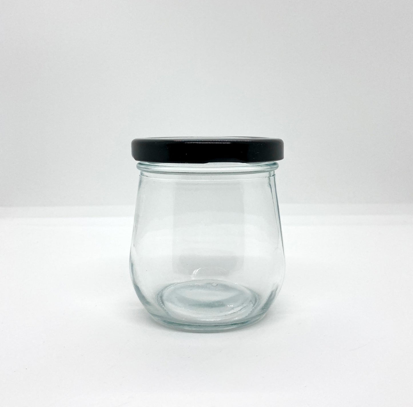 200mL. Clear Pudding Glass Jar and Lid (Net Fill Capacity: 160mL.+/-)