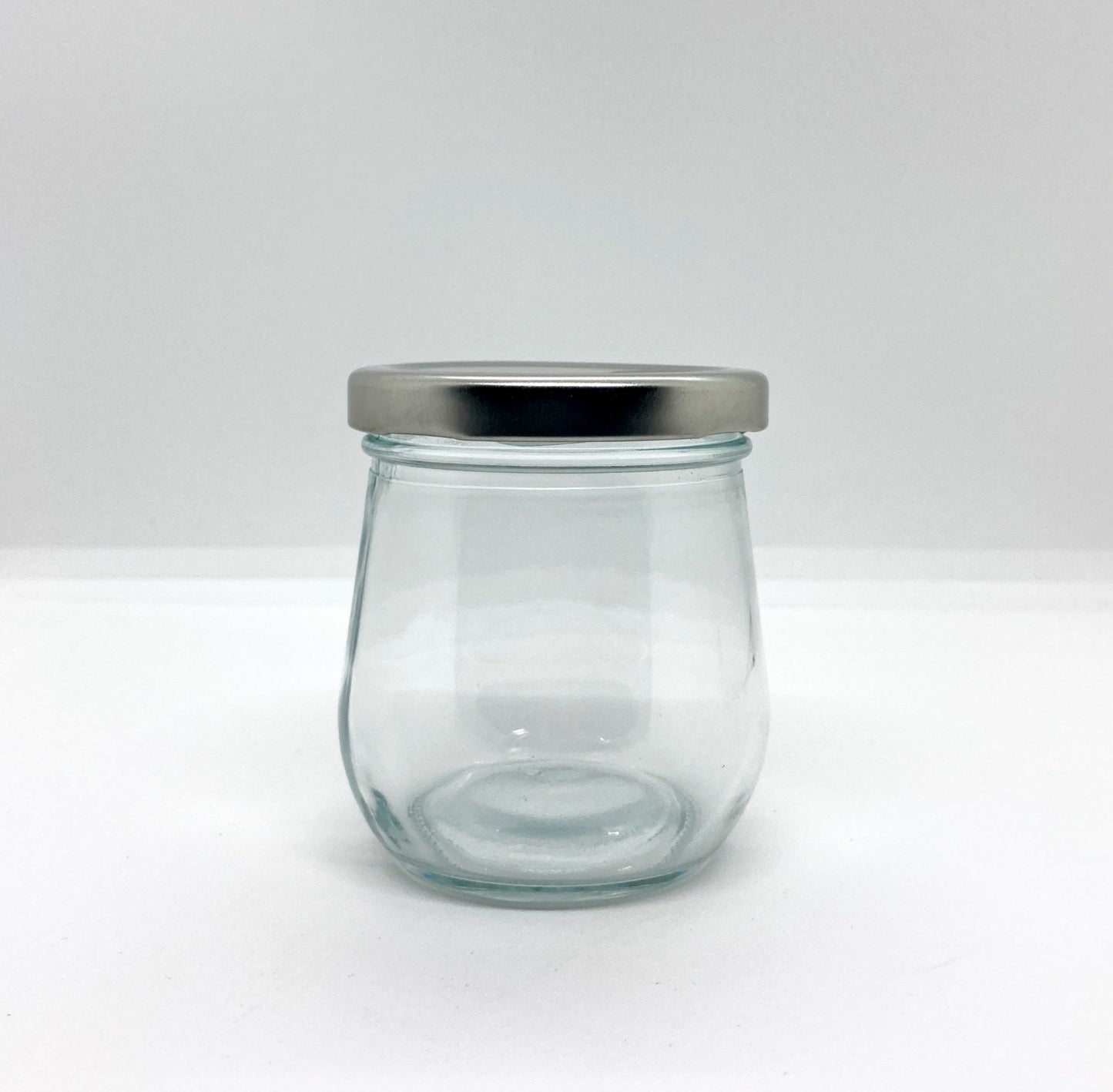 200mL. Clear Pudding Glass Jar and Lid (Net Fill Capacity: 160mL.+/-)