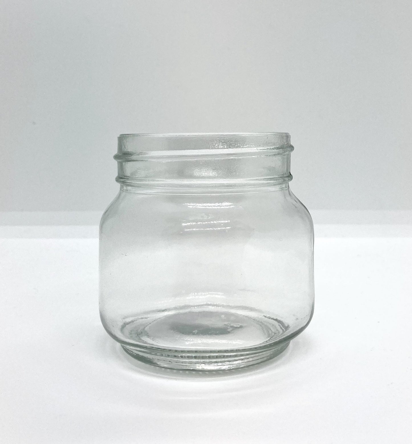 260mL. Mason glass jar (square) and Lid (Net Fill Capacity: 200mL.+/-)
