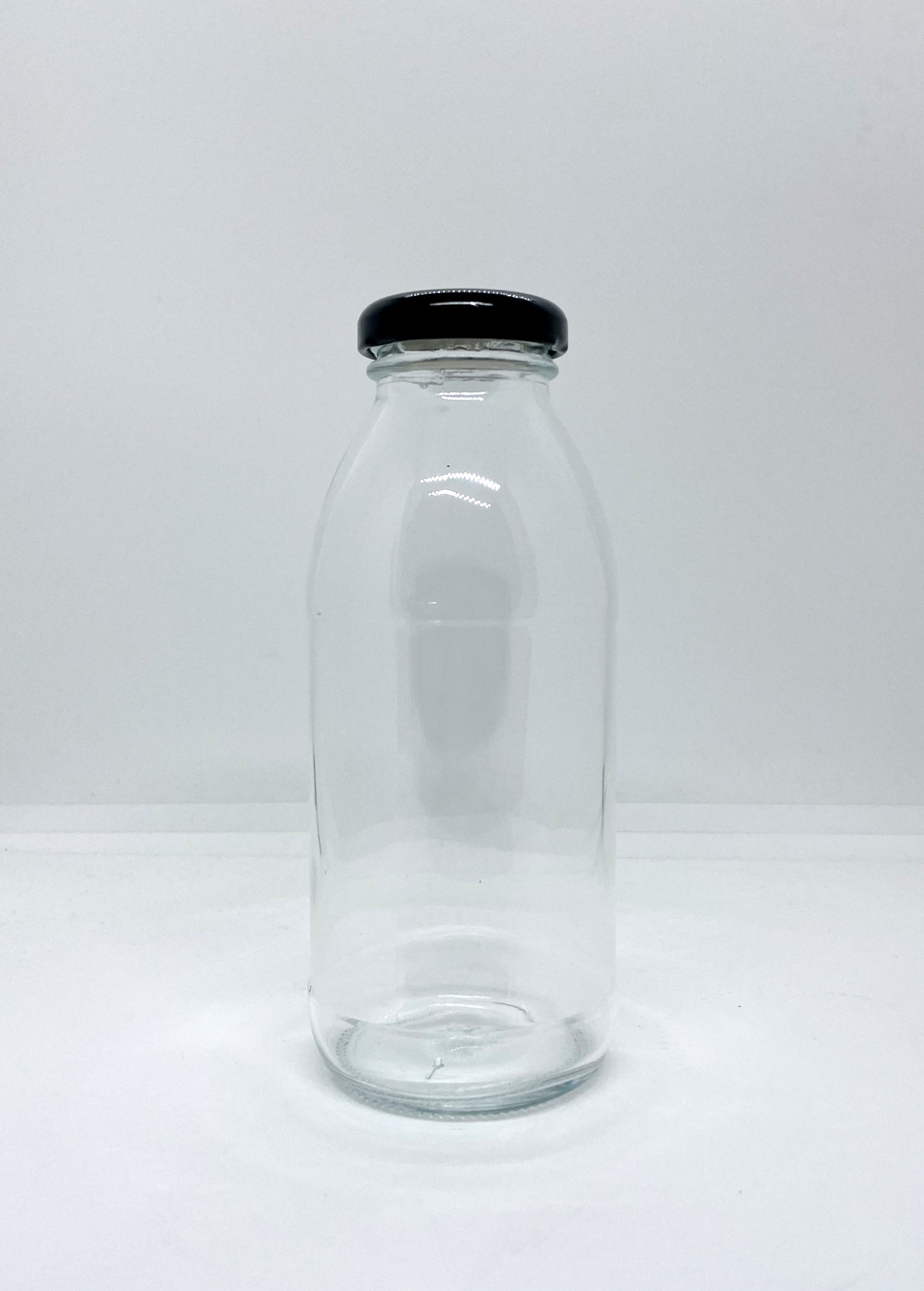 300mL. Round Glass Bottle and Cap