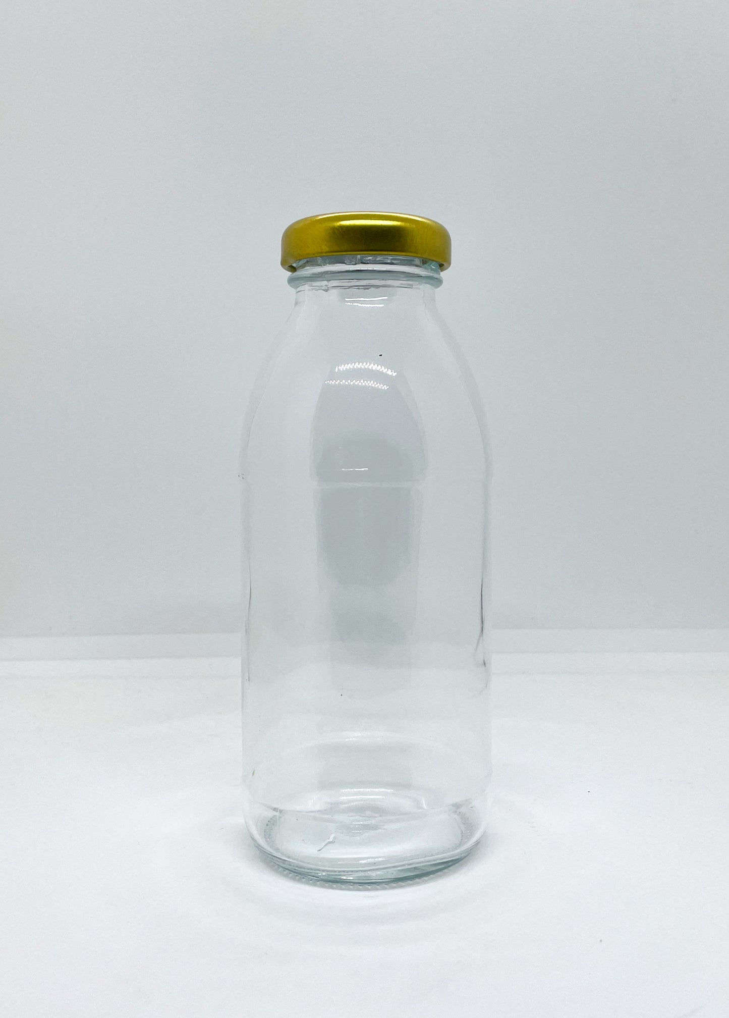 300mL. Round Glass Bottle and Cap