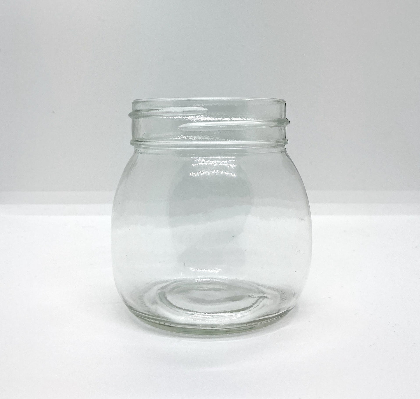 320mL. Mason glass jar (square) and Lid (Net Fill Capacity: 260mL.+/-)