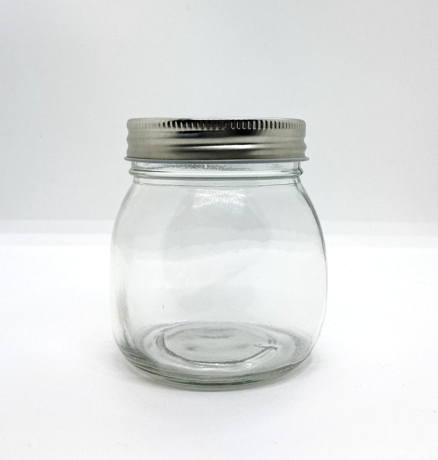 320mL. Mason glass jar (square) and Lid (Net Fill Capacity: 260mL.+/-)