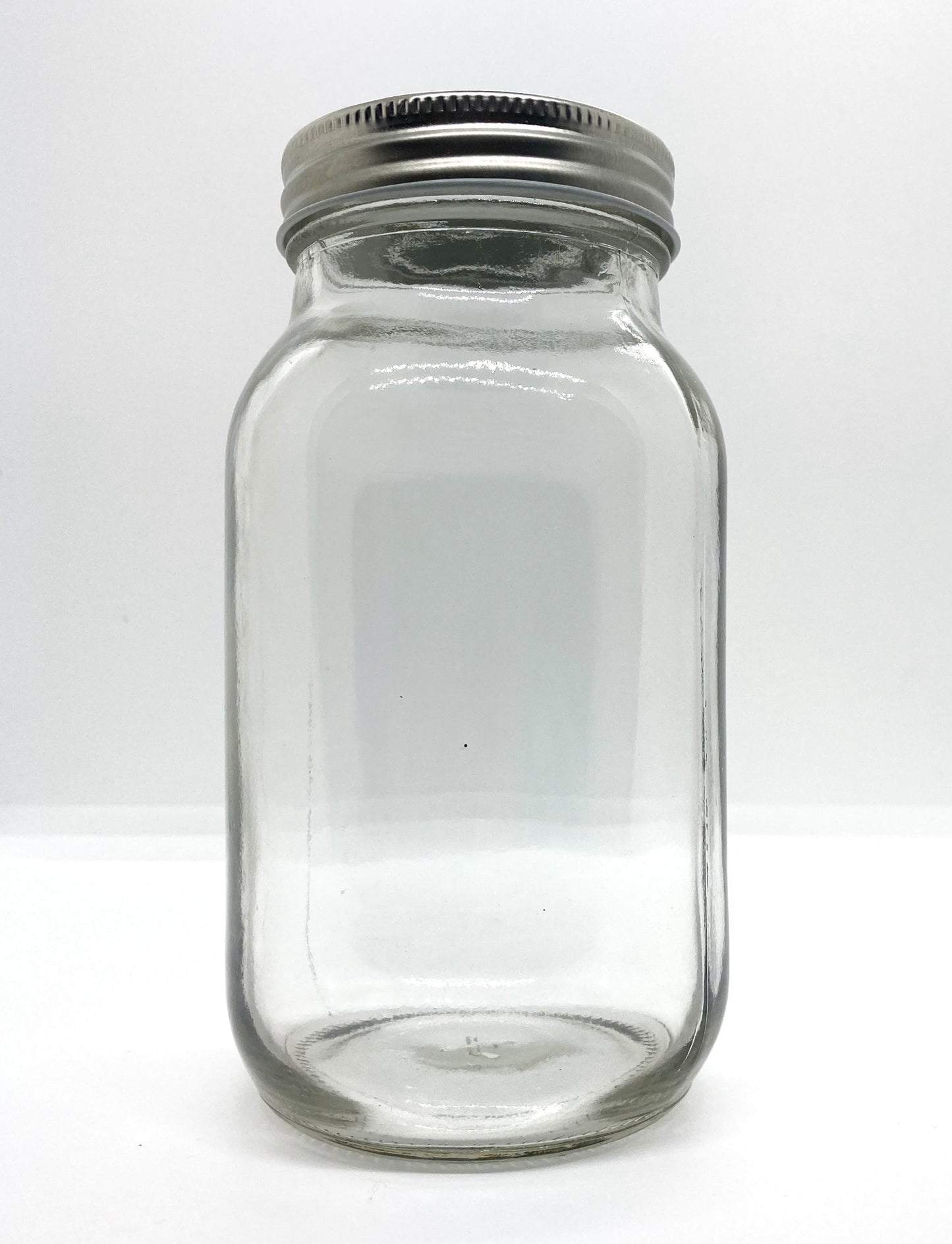 770mL. Mason glass jar (square) and Lid (Net Fill Capacity: 700mL.+/-)