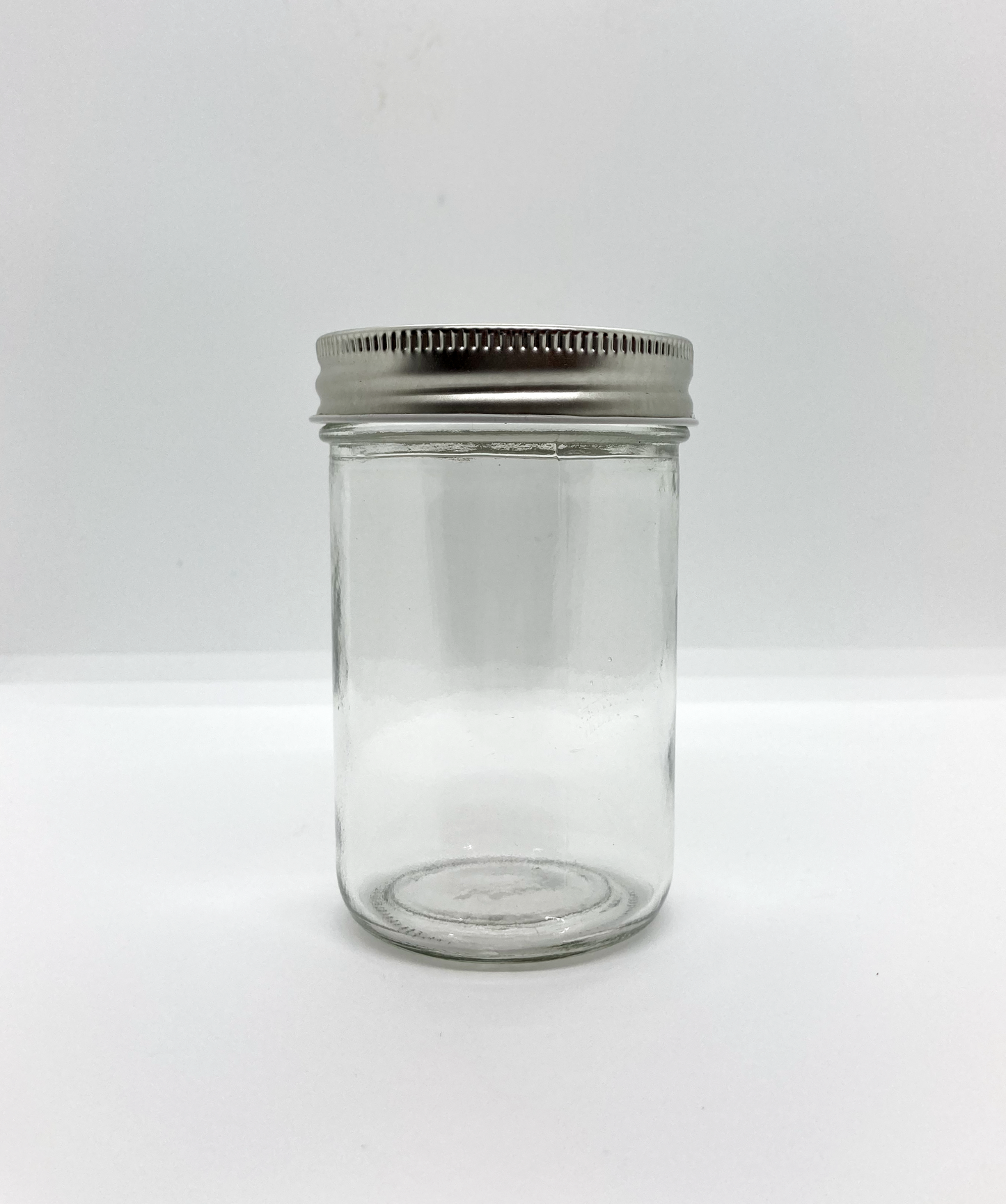 240mL. Clear Wide-Mouth Caviar Glass Jar and Lid (Net Fill Capacity: 180mL.+/-)