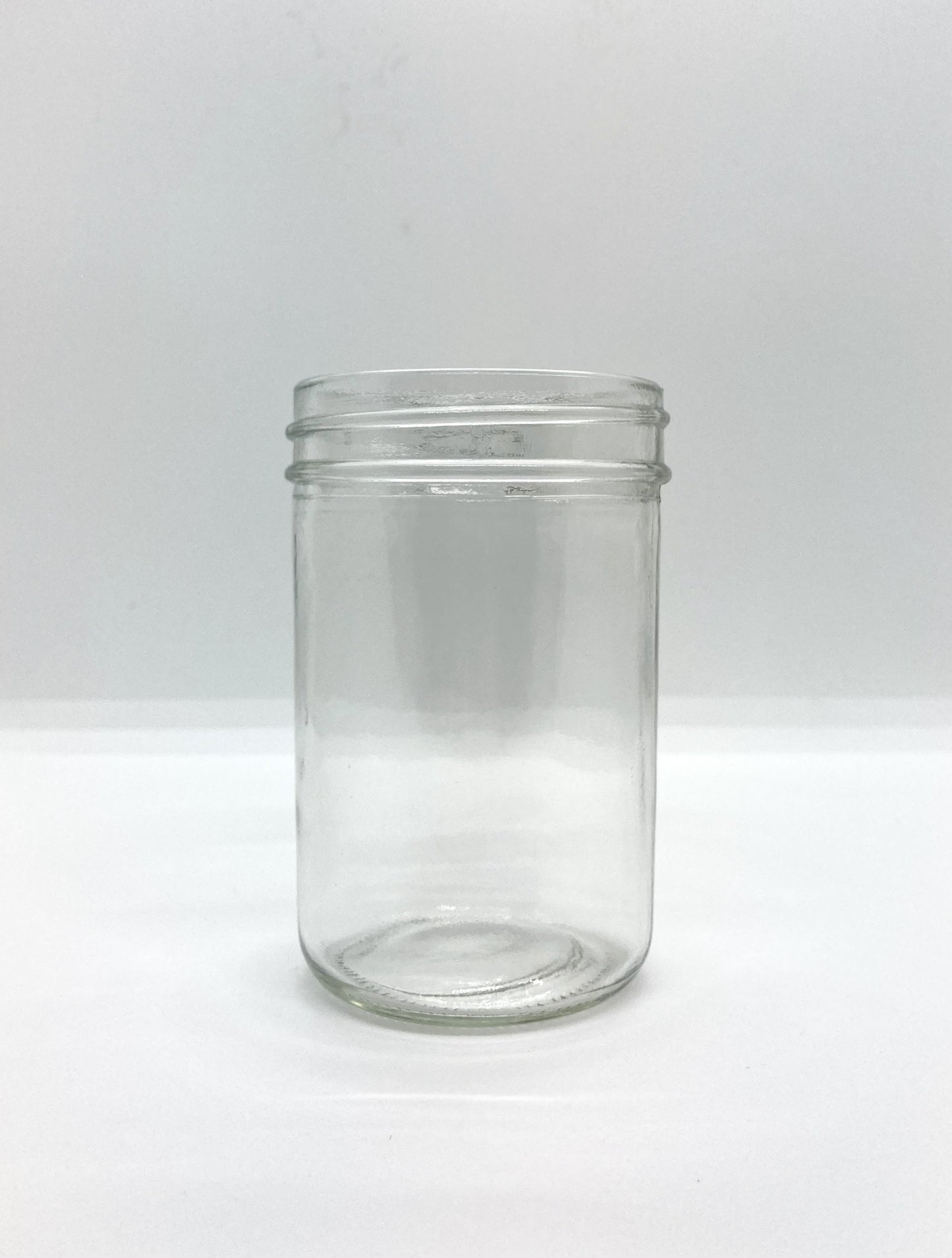 240mL. Clear Wide-Mouth Caviar Glass Jar and Lid (Net Fill Capacity: 180mL.+/-)