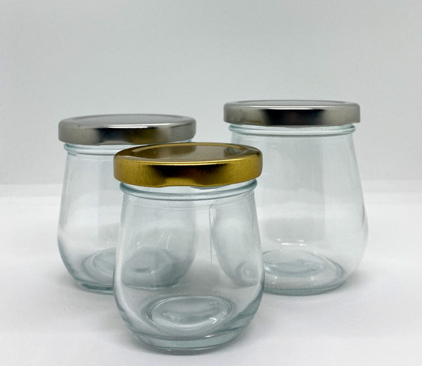 Pudding Glass Jars