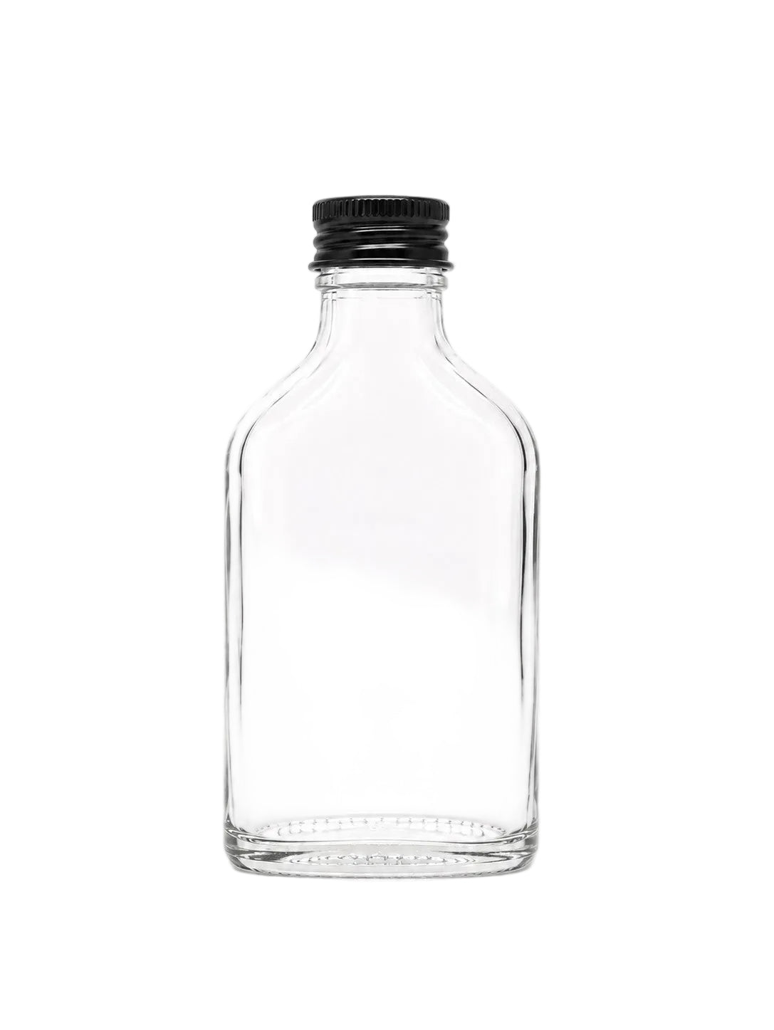 100 mL Flask Glass Bottle | Aluminum Cap Included | Case of 120