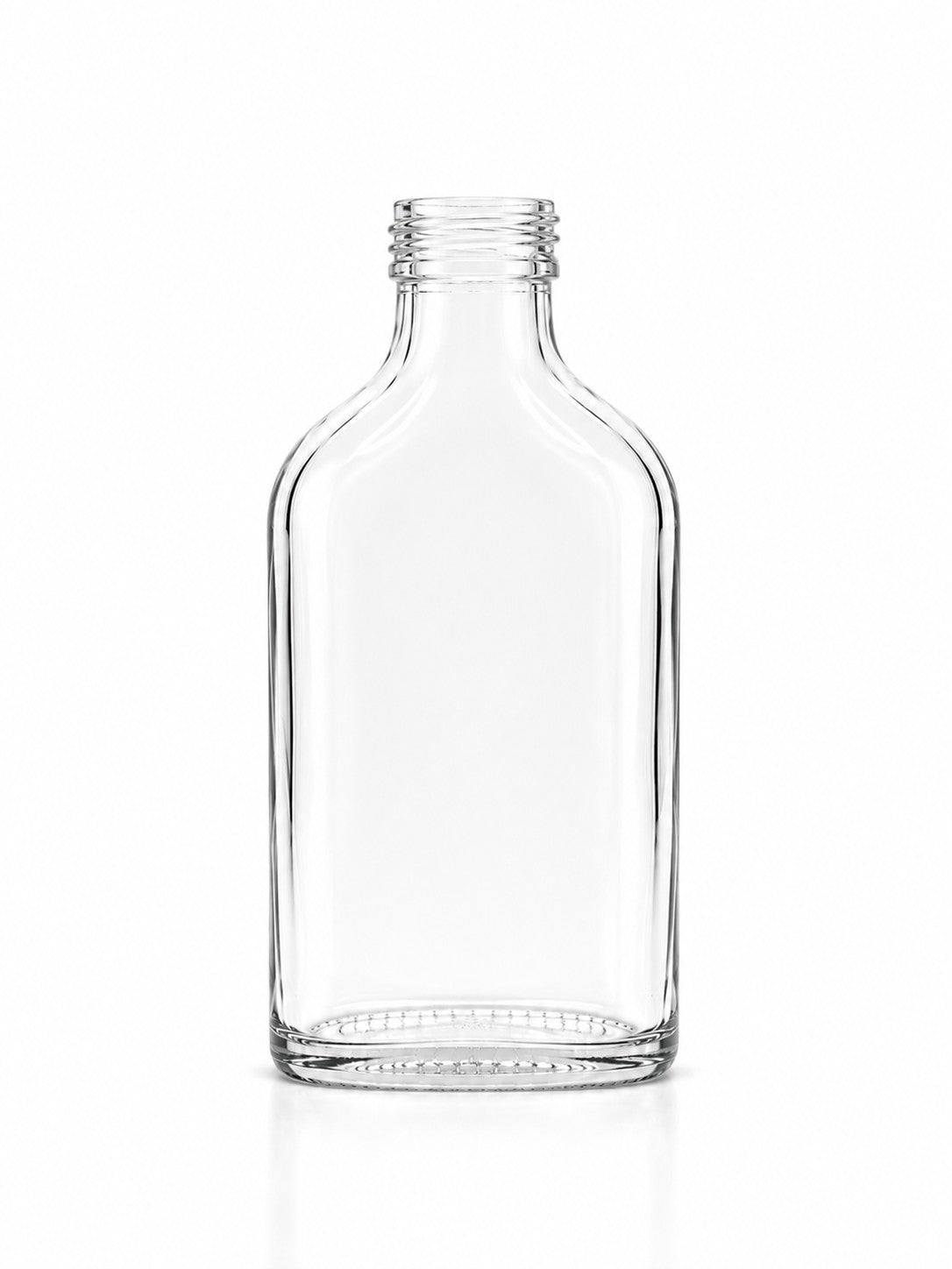 100 mL Flask Glass Bottle | Aluminum Cap Included | Case of 120