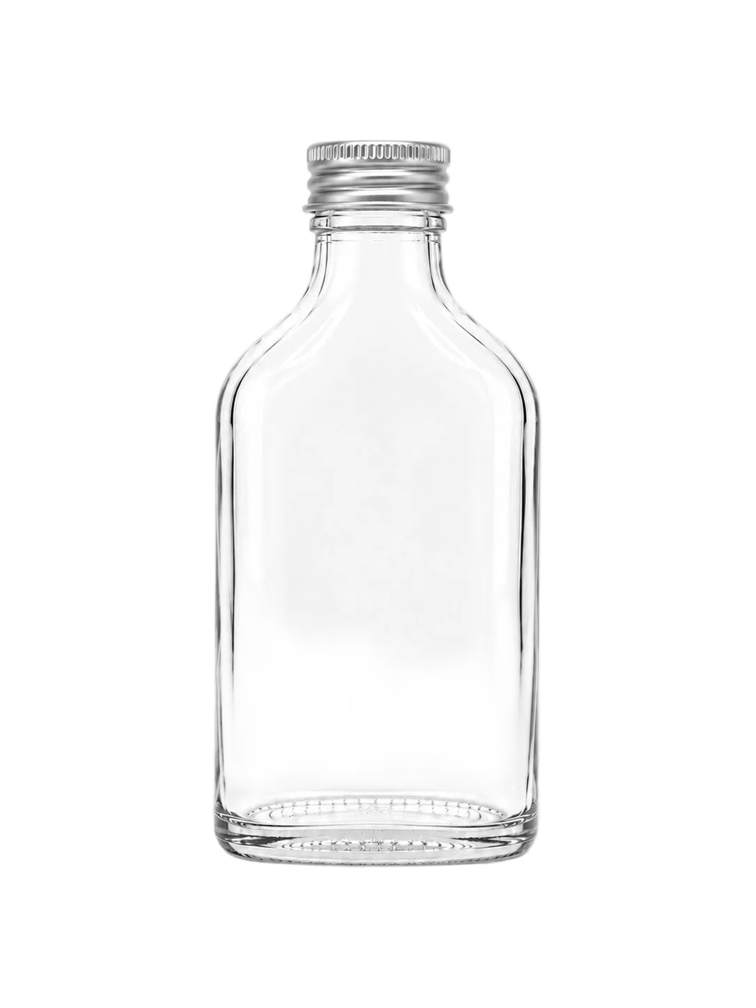 100 mL Flask Glass Bottle | Aluminum Cap Included | Case of 120