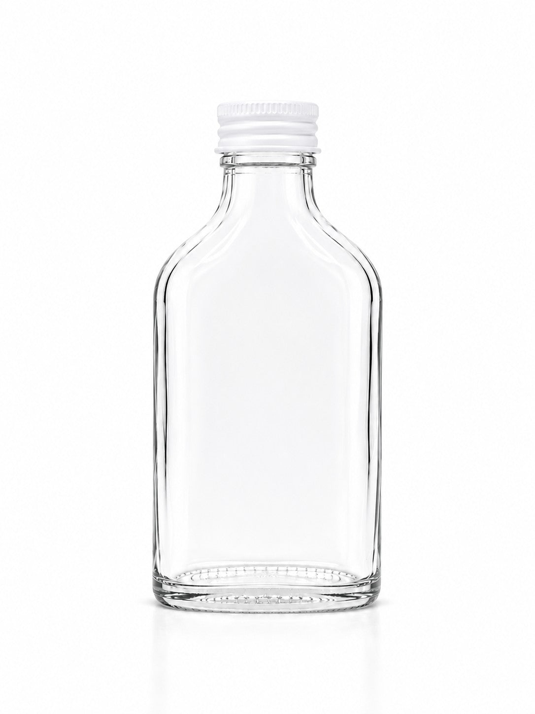 100 mL Flask Glass Bottle | Aluminum Cap Included | Case of 120