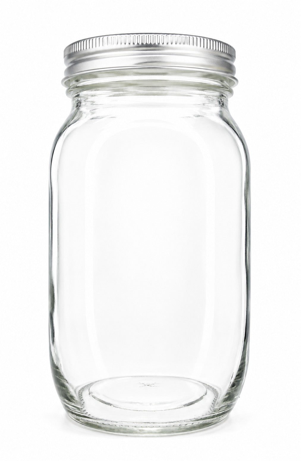 1060mL. Mason glass jar (square) and Lid (Net Fill Capacity: 950mL.+/-)