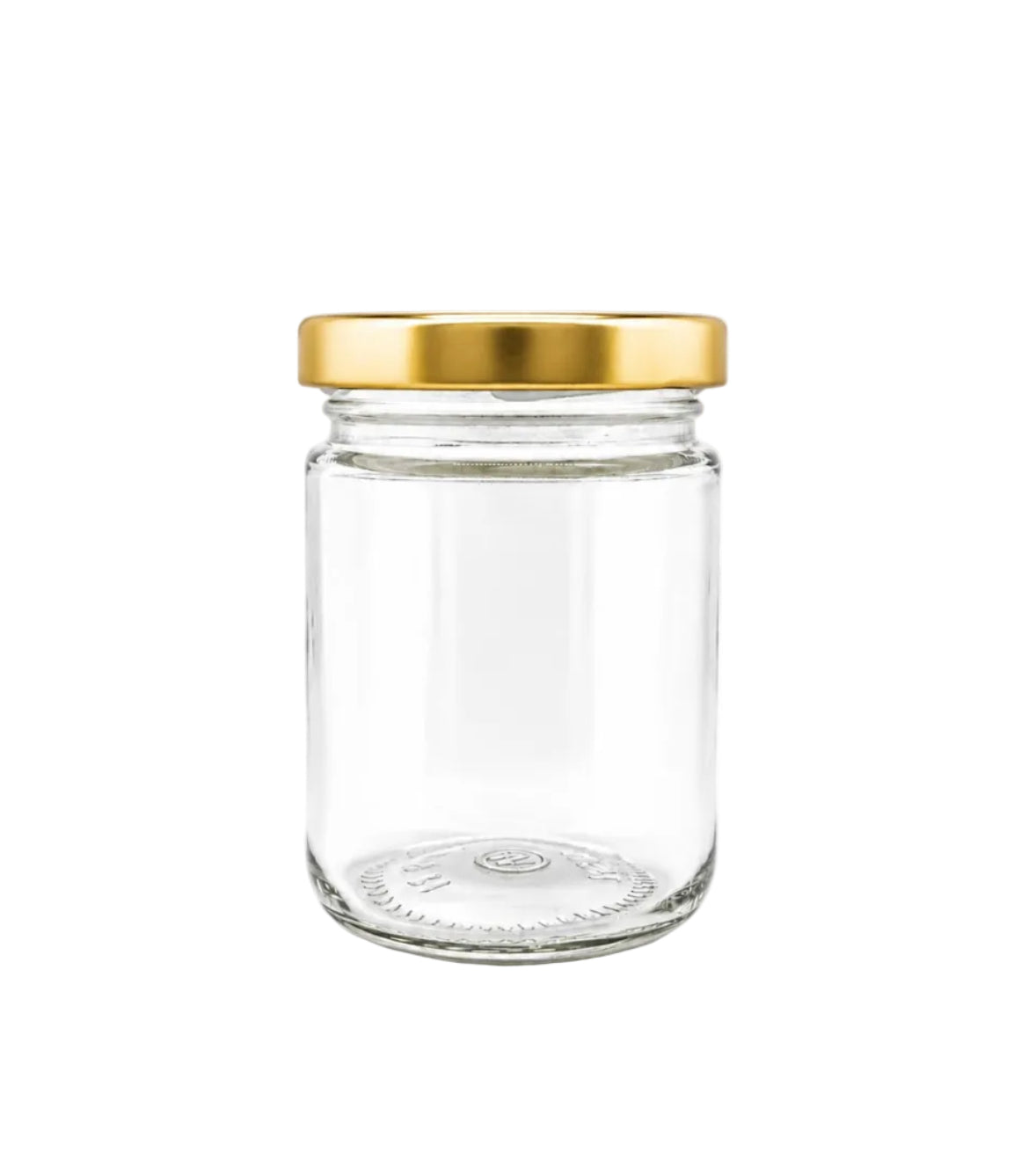 120mL. Clear Round Straight Cut Glass Jar