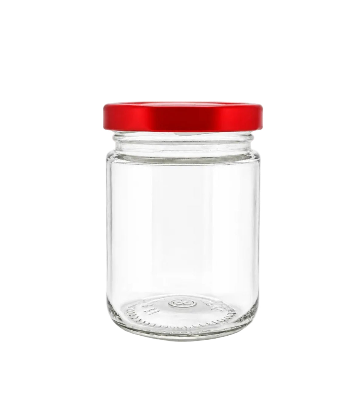 120mL. Clear Round Straight Cut Glass Jar