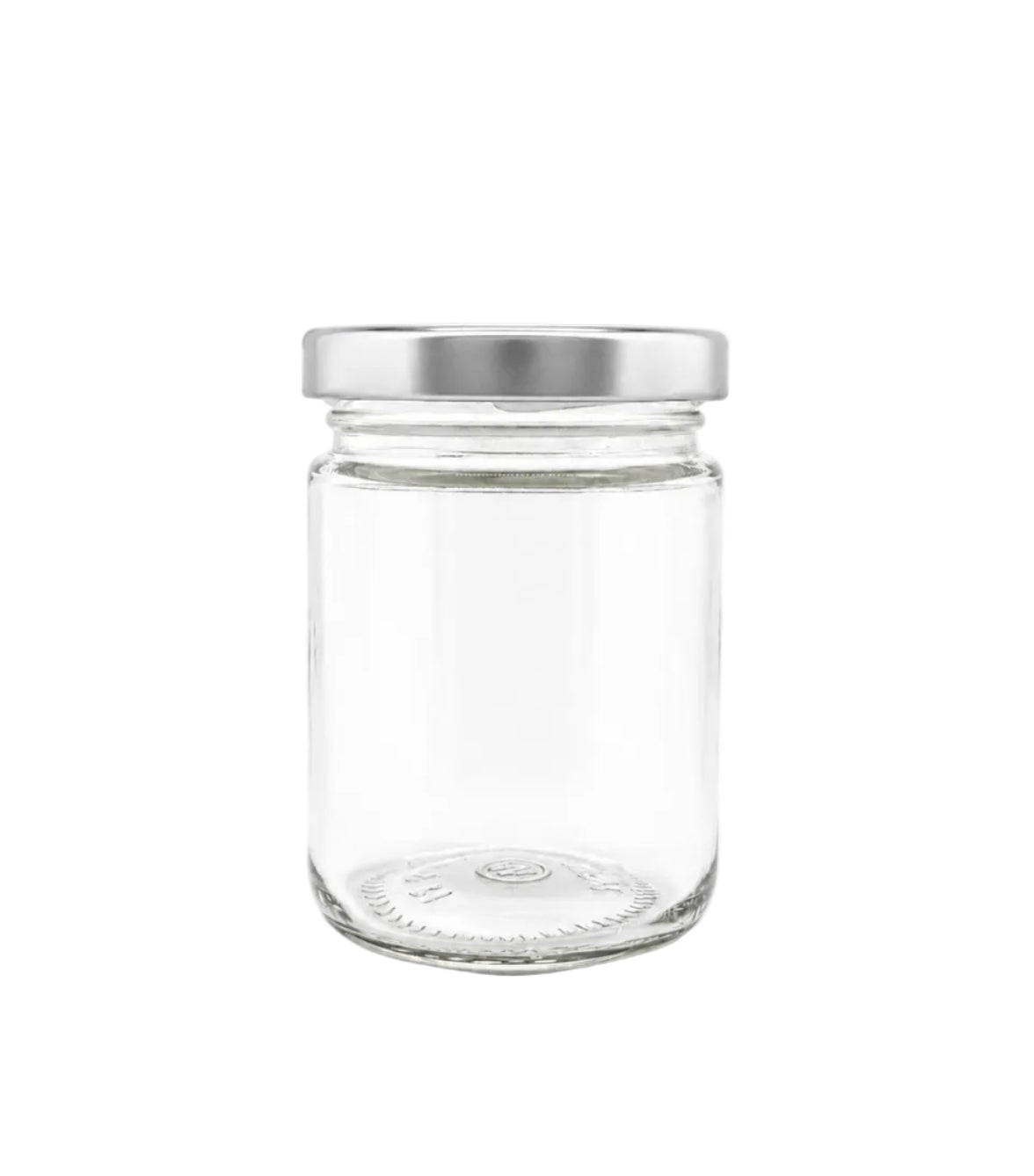 120mL. Clear Round Straight Cut Glass Jar