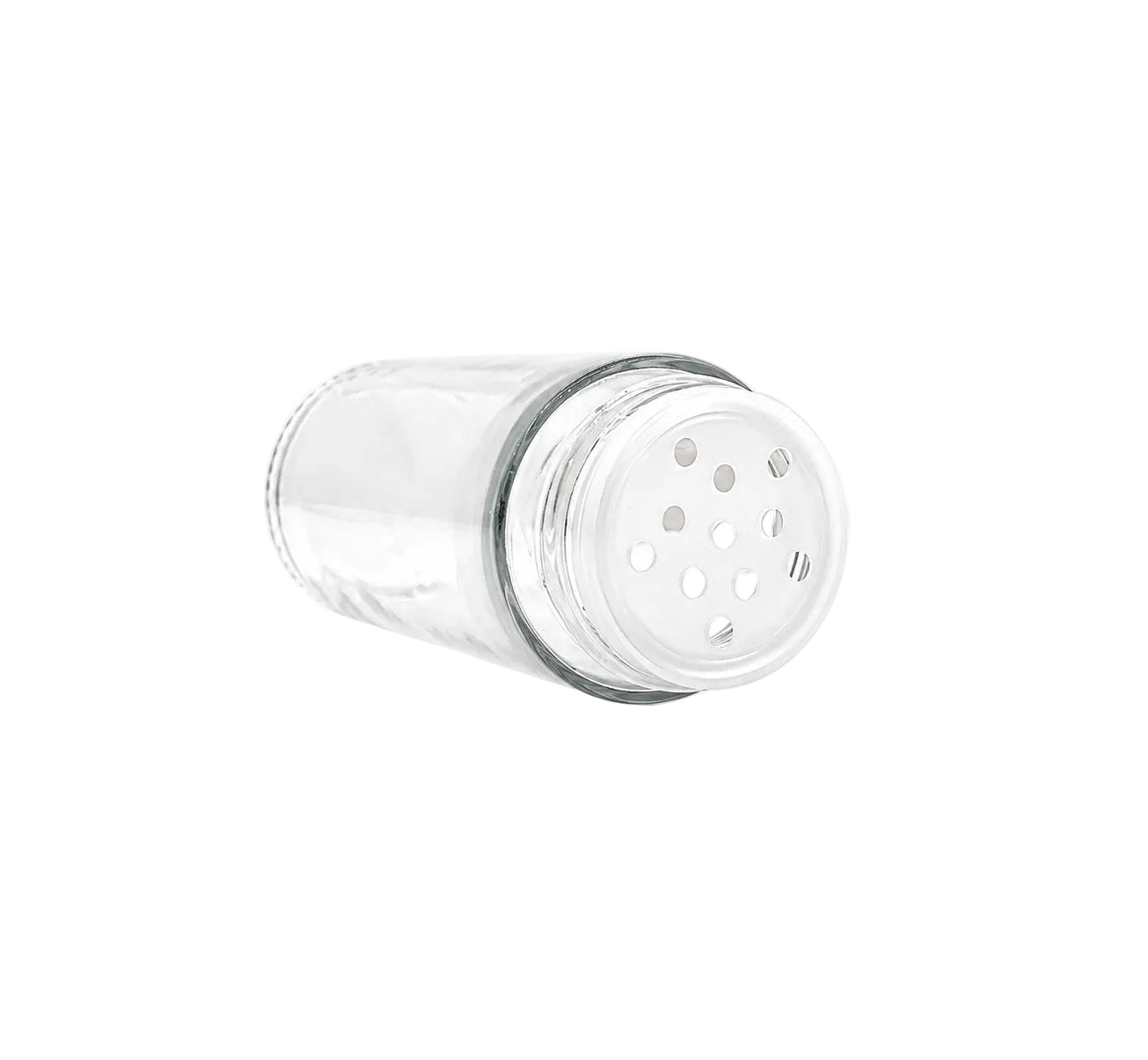 120mL Clear Glass Round Spice Jar and Cap