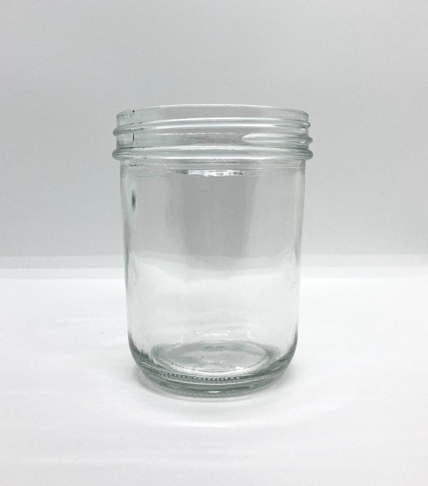 380mL. Clear (plain) Wide-Mouth Caviar Glass Jar and Lid (Net Fill Capacity: 290mL.+/-)