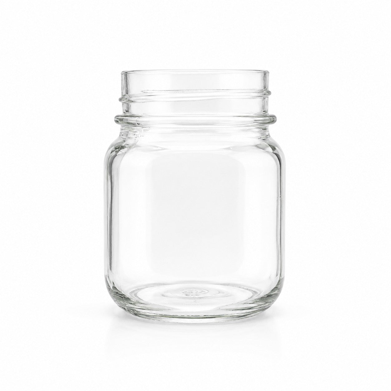 180mL. Mason glass jar (square) (Net Fill Capacity: 140mL.+/-)