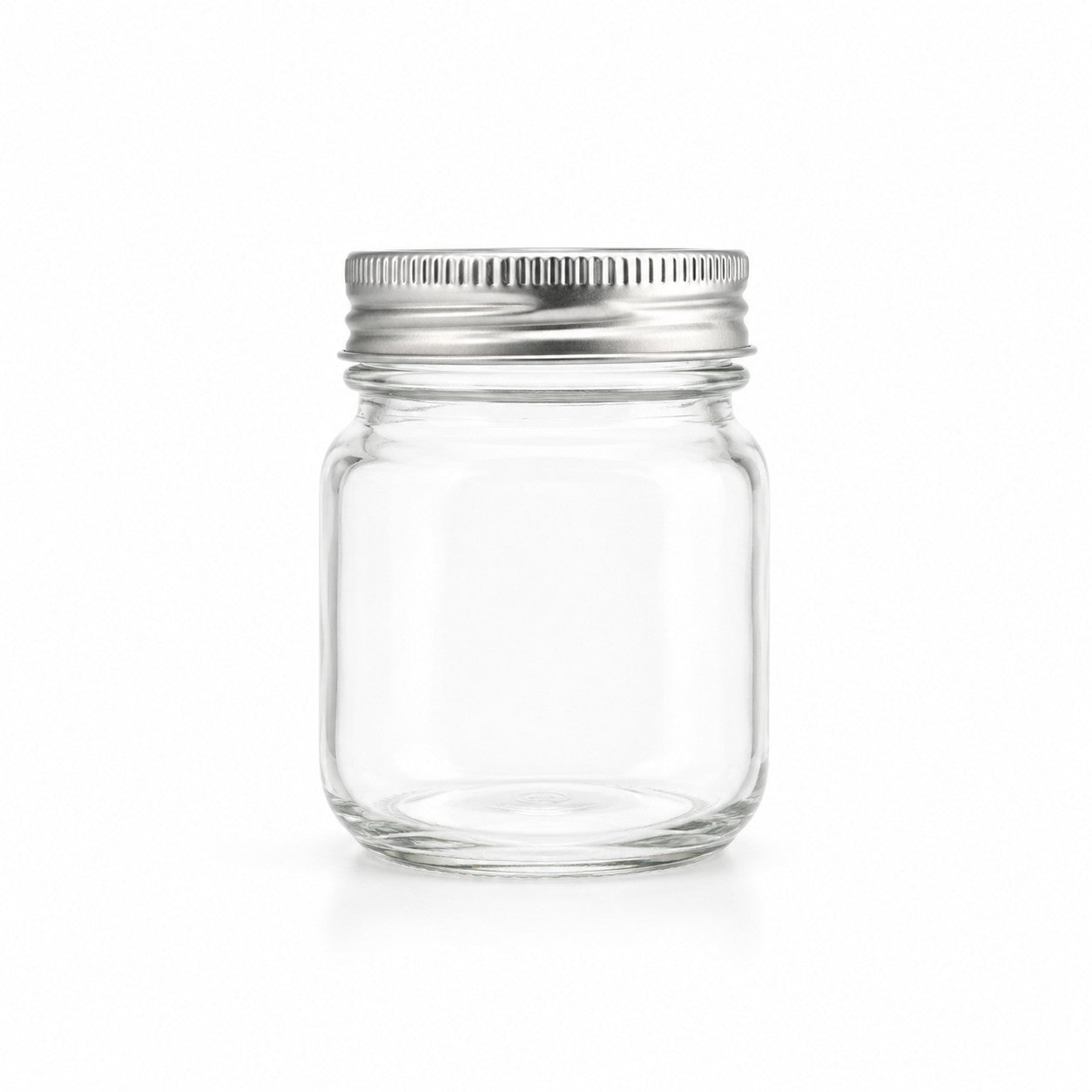 180mL. Mason glass jar (square) (Net Fill Capacity: 140mL.+/-)