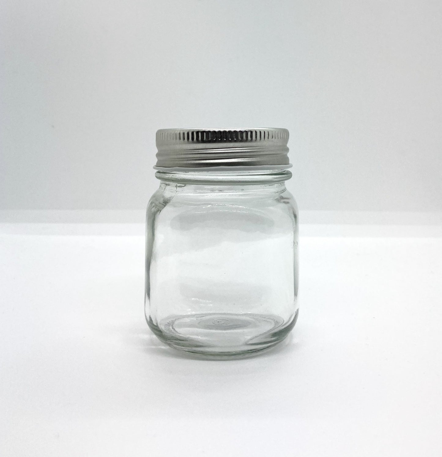 180mL. Mason glass jar (square) (Net Fill Capacity: 140mL.+/-)