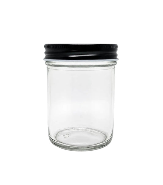 200 mL Wide-Mouth Caviar Glass Jar | Lid Included