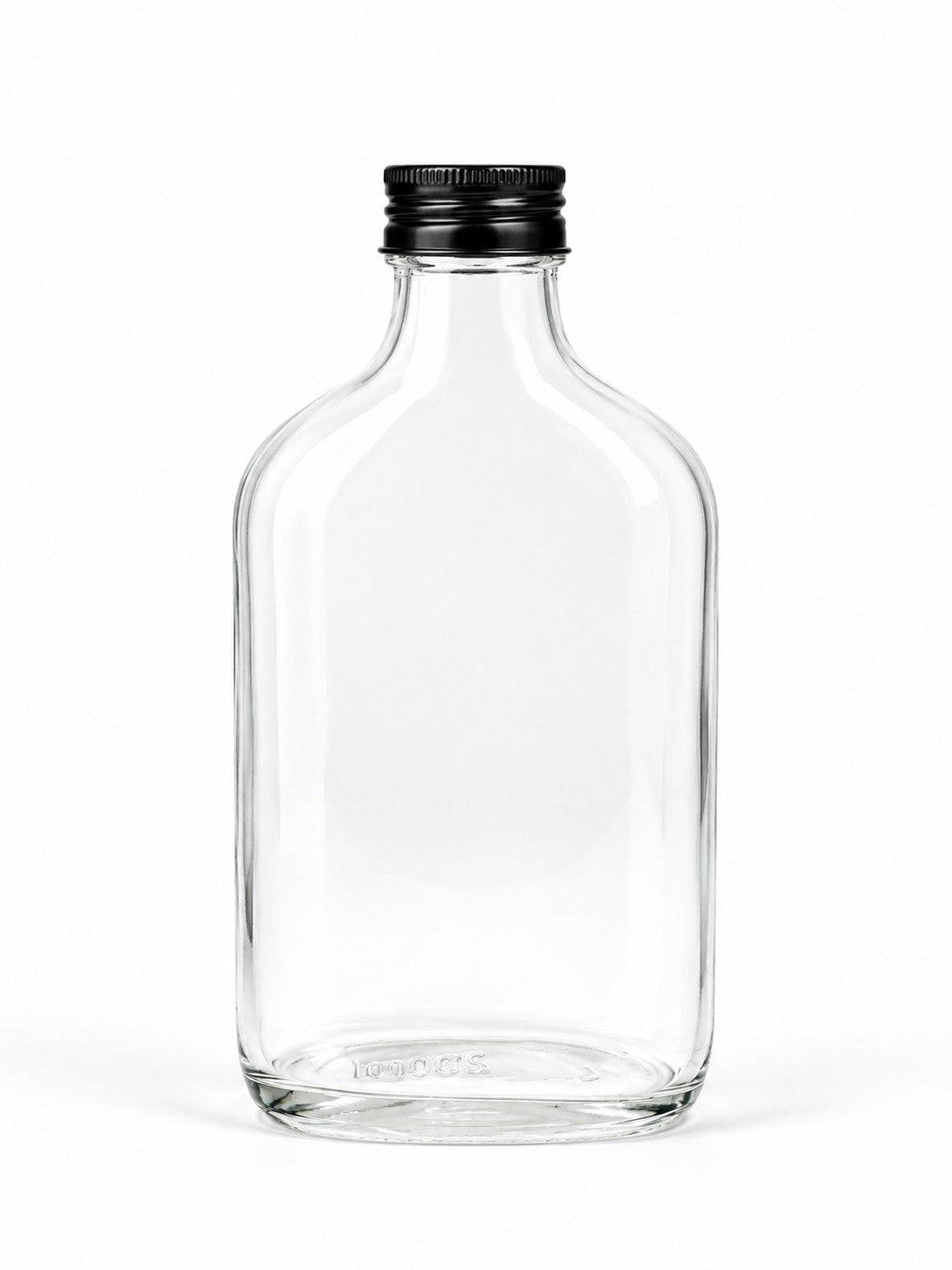 200 mL Flask Bottle | Aluminum Cap (PE liner) included | Case of 80