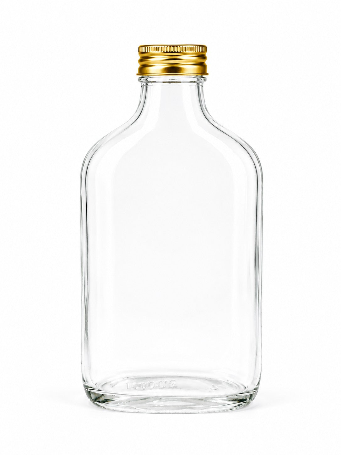 200 mL Flask Bottle | Aluminum Cap (PE liner) included | Case of 80