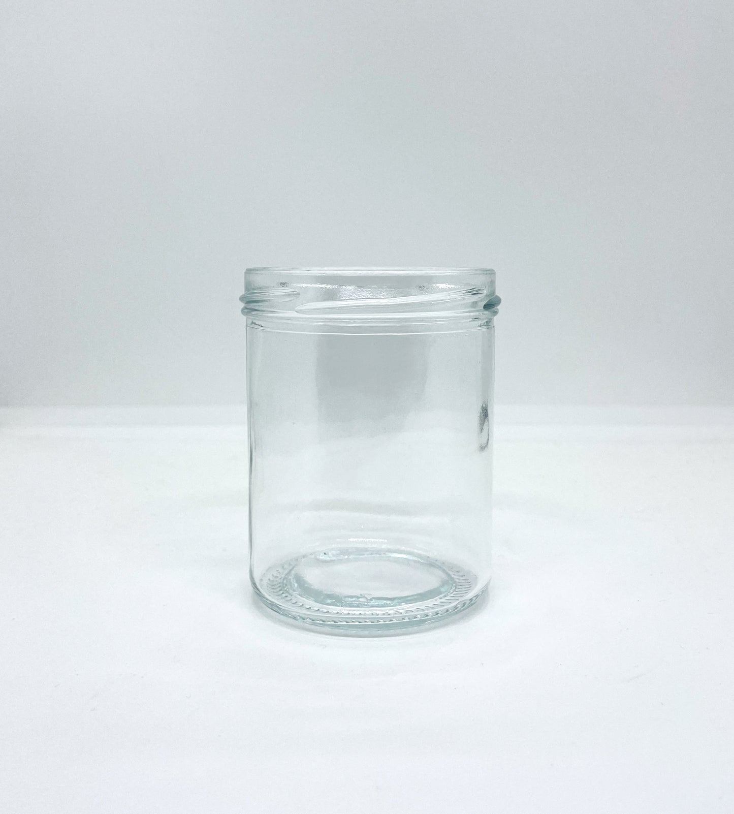 210mL. Clear Round Straight Cut Glass Jar/Thin lid (Net Fill Capacity: 180mL.+/-)
