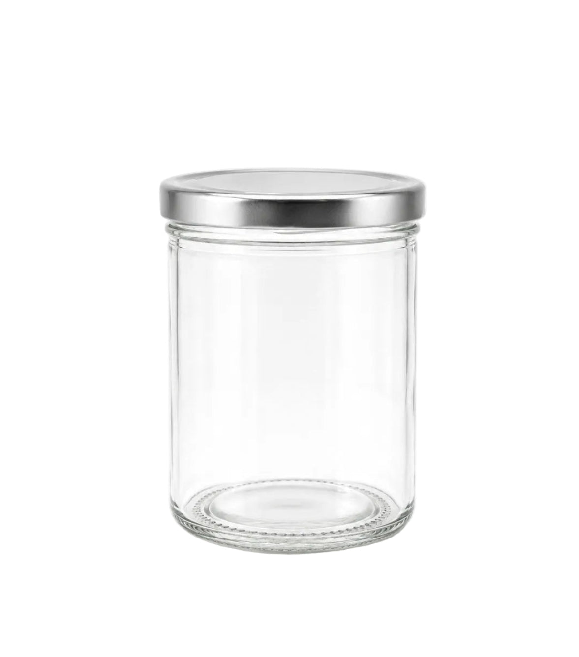 210 mL Straight Cut Glass Jar | Thin Lid Included | Case of 12