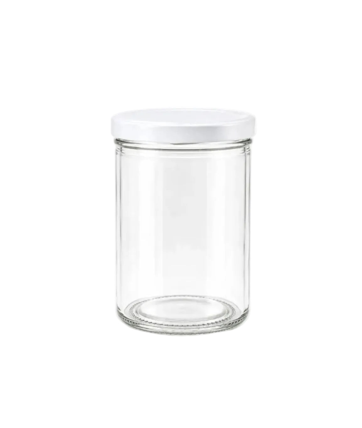 210 mL Straight Cut Glass Jar | Thin Lid Included | Case of 12