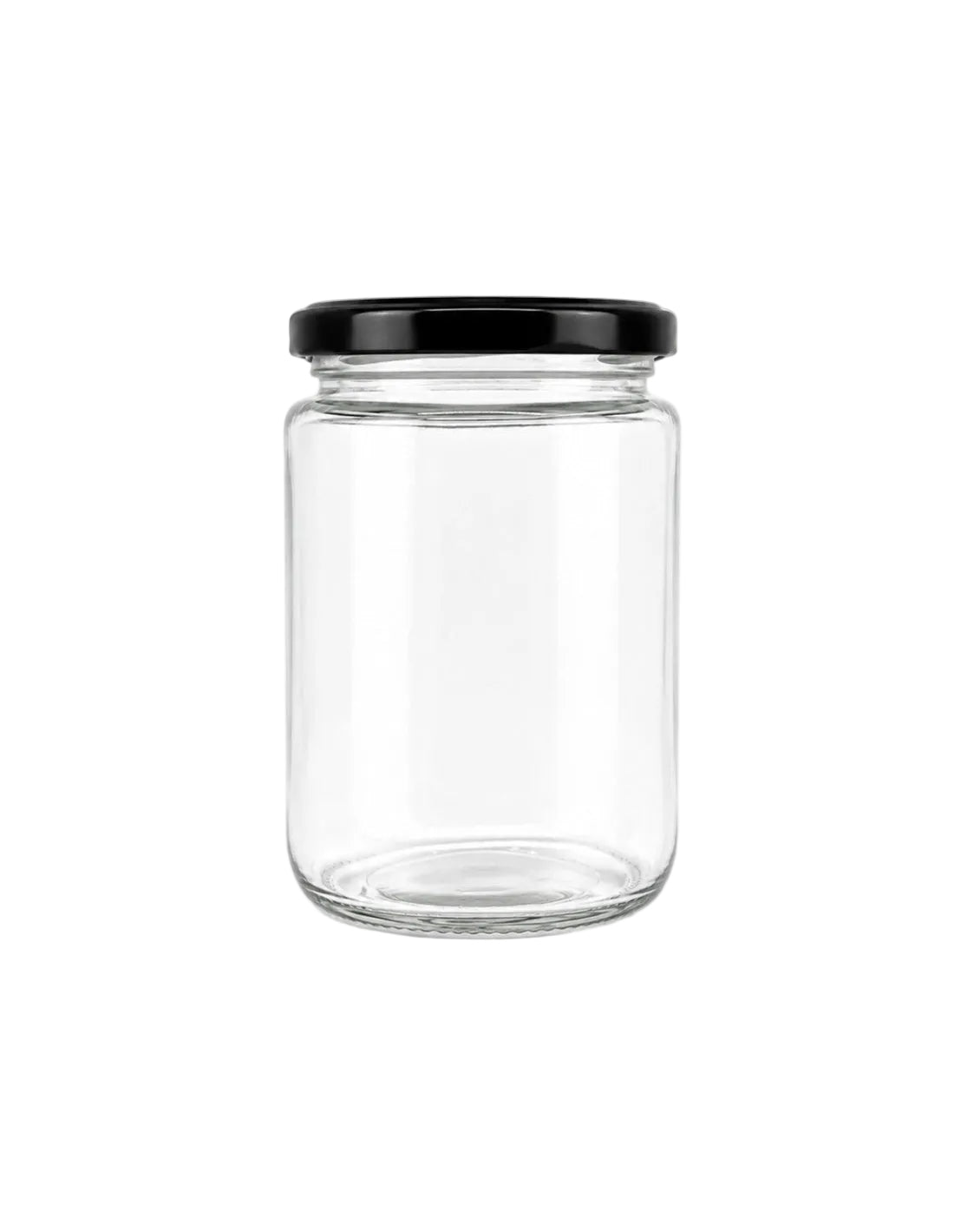 230 mL Straight Cut Glass Jar | Lid Included | Case of 12