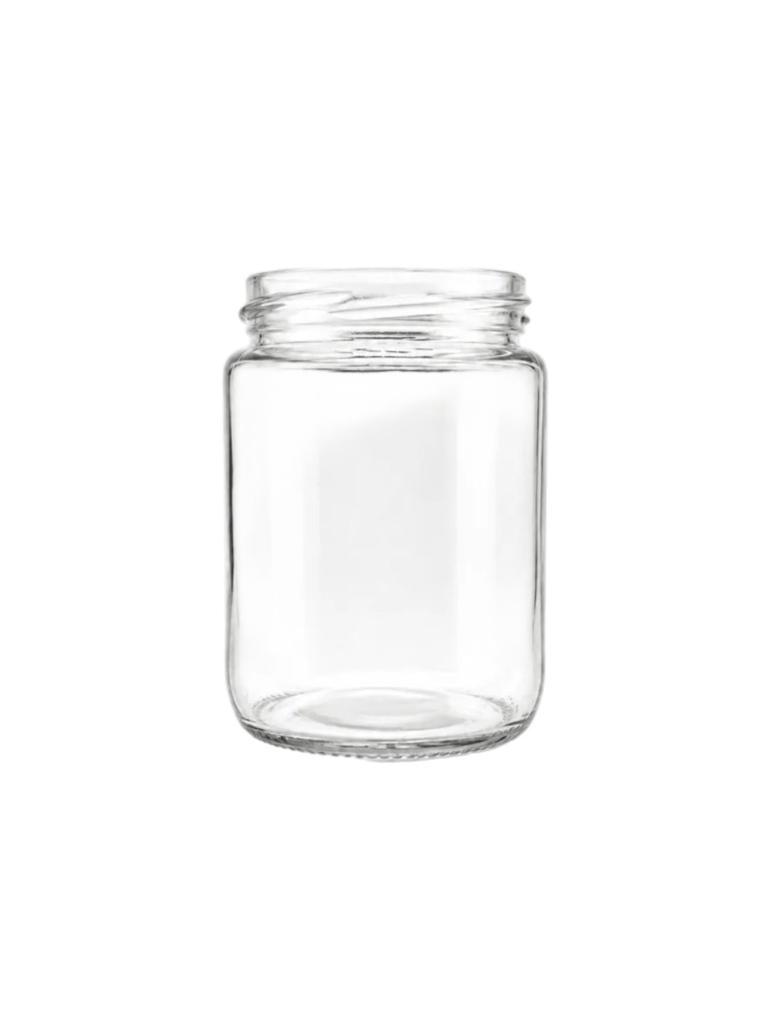 230 mL Straight Cut Glass Jar | Lid Included | Case of 12