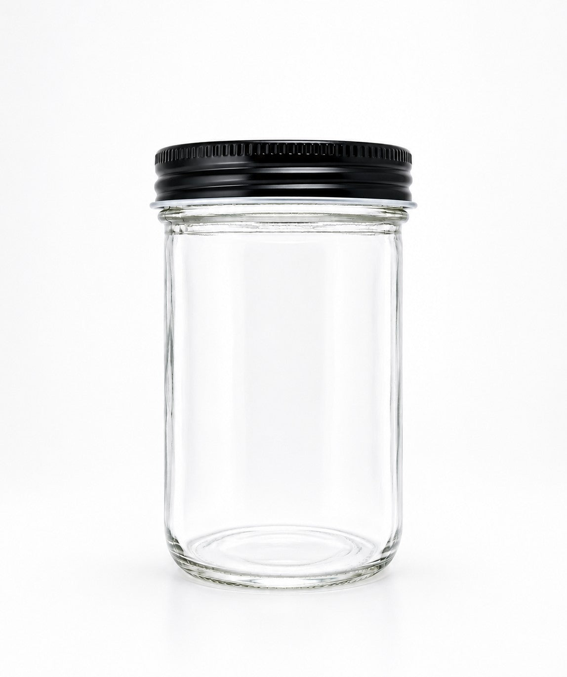 270mL. Clear Wide-Mouth Caviar Glass Jar