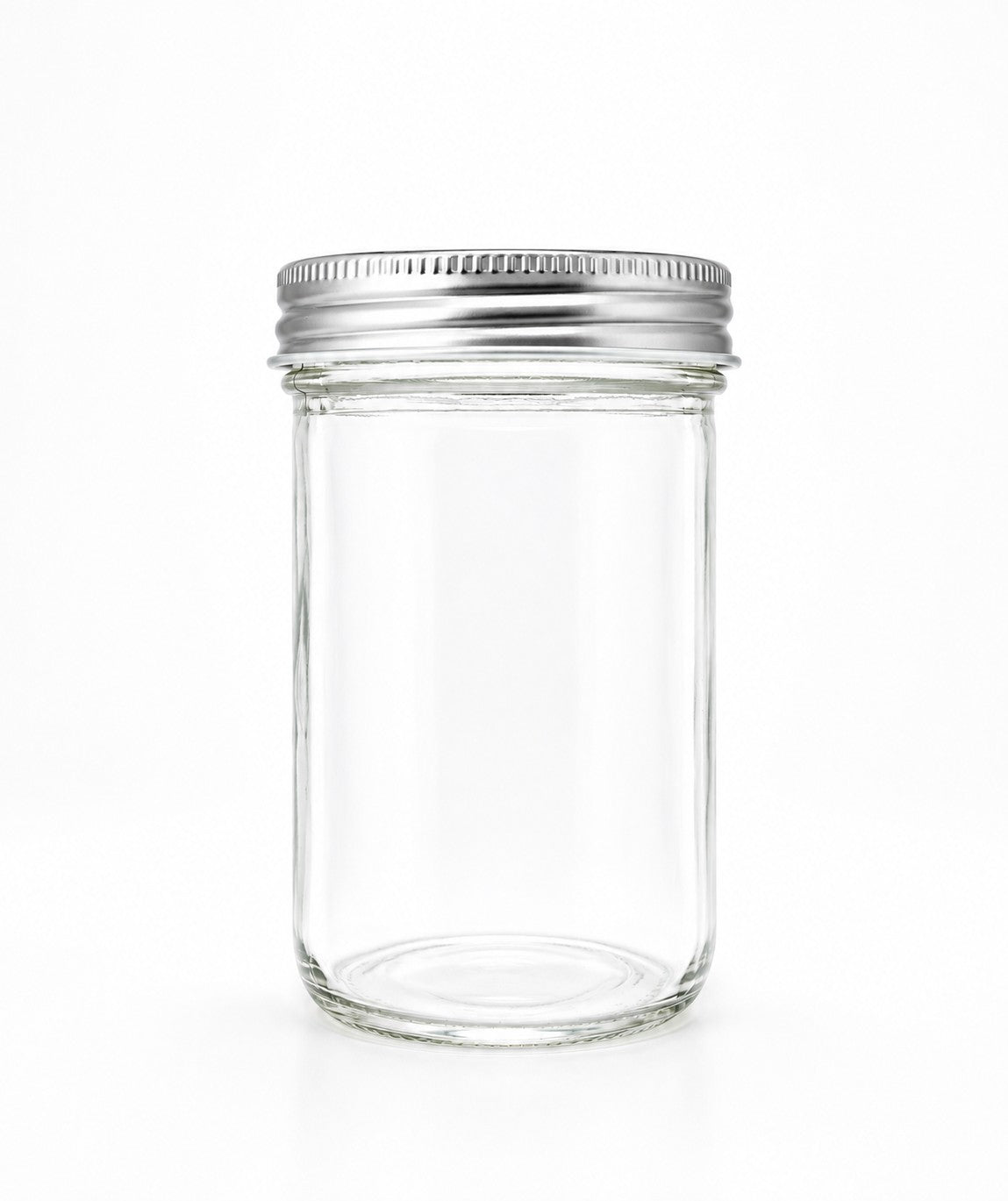 240mL. Clear Wide-Mouth Caviar Glass Jar and Lid (Net Fill Capacity: 180mL.+/-)
