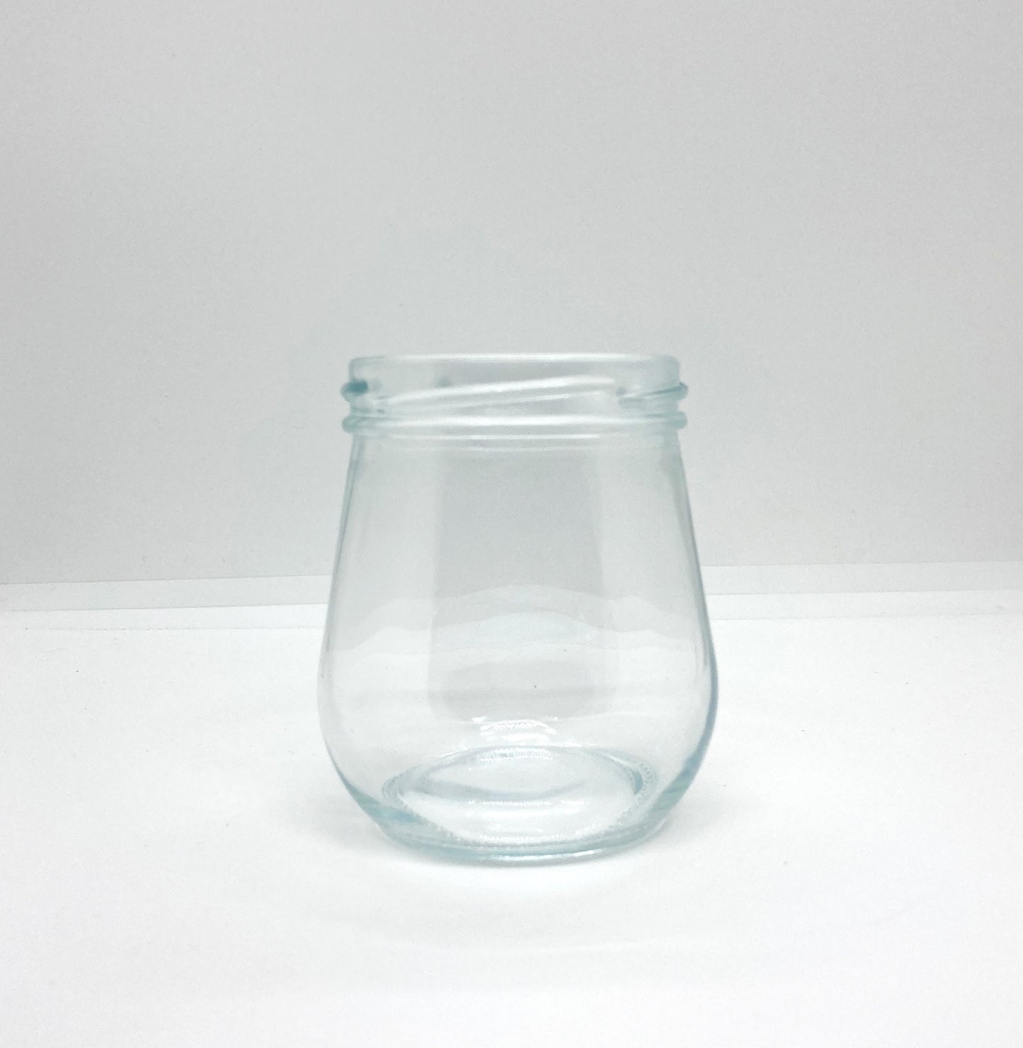 240mL. Clear Pudding Glass Jar and Lid (Net Fill Capacity: 210mL.+/-)