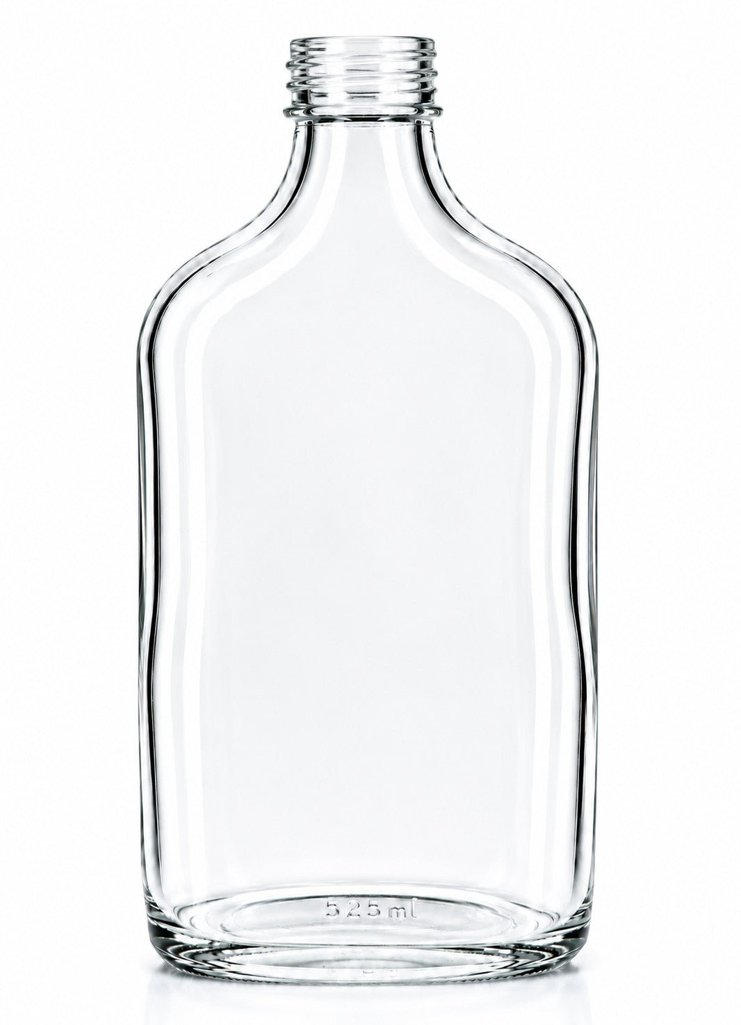 250 ml Flask Bottle | Aluminum Cap (PE liner) included | Case of 80