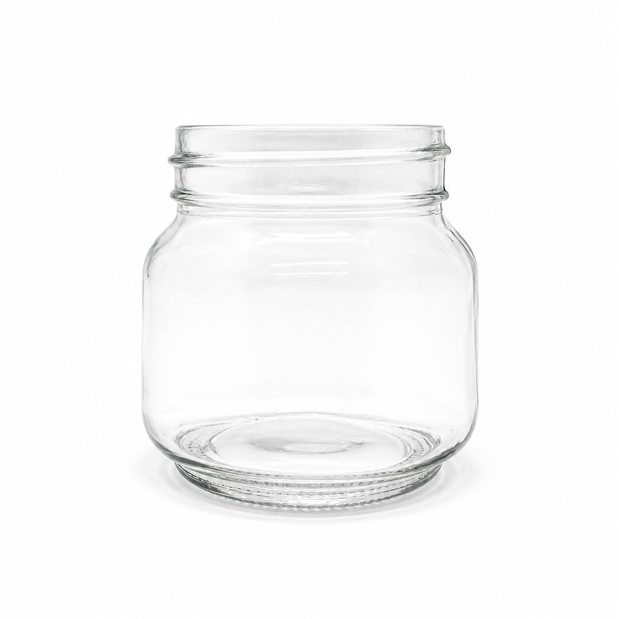 260mL. Mason glass jar (square) and Lid (Net Fill Capacity: 200mL.+/-)