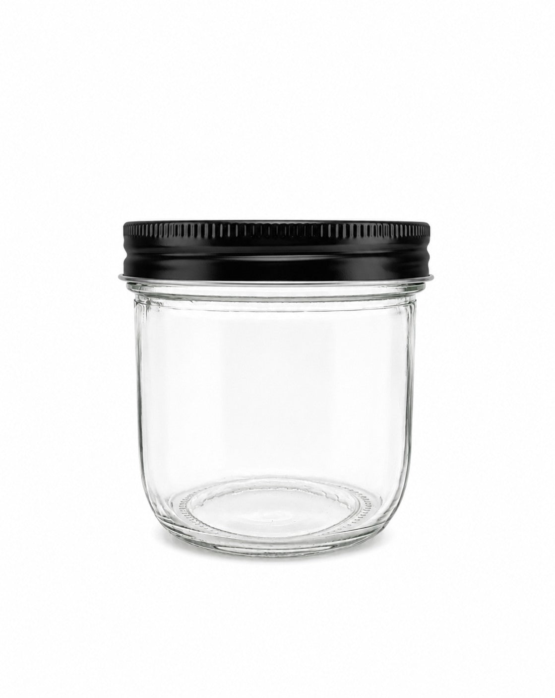 300mL. Clear Wide-Mouth Caviar Glass Jar