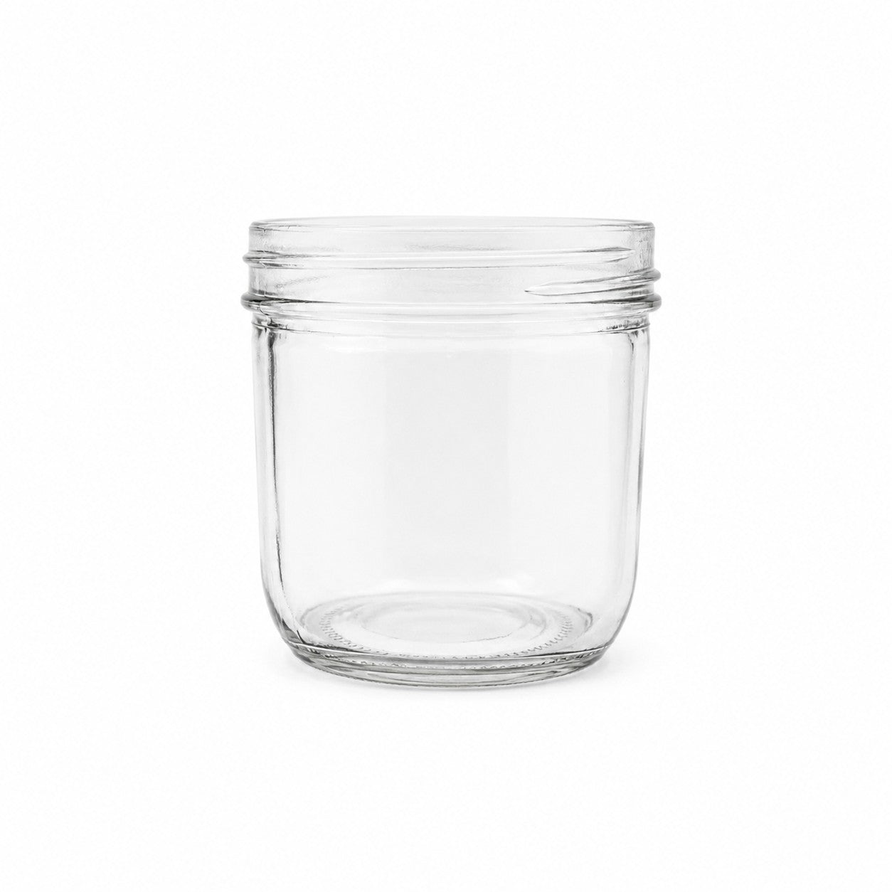 300mL. Clear Wide-Mouth Caviar Glass Jar