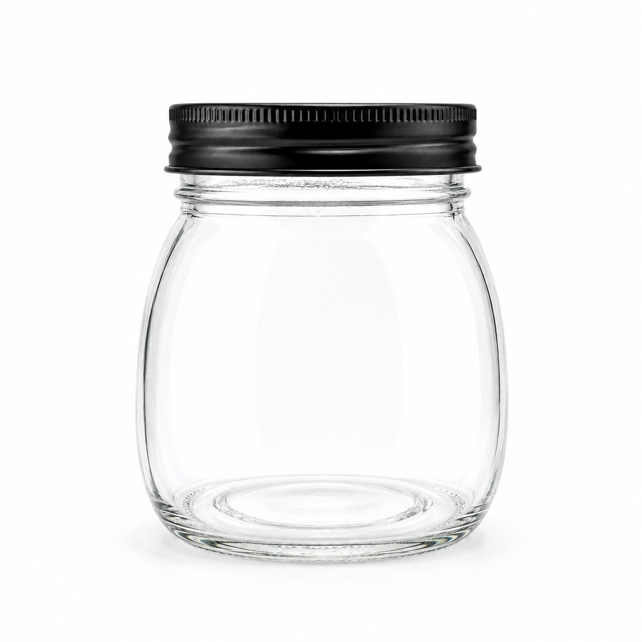 320mL. Mason glass jar (square) and Lid (Net Fill Capacity: 260mL.+/-)