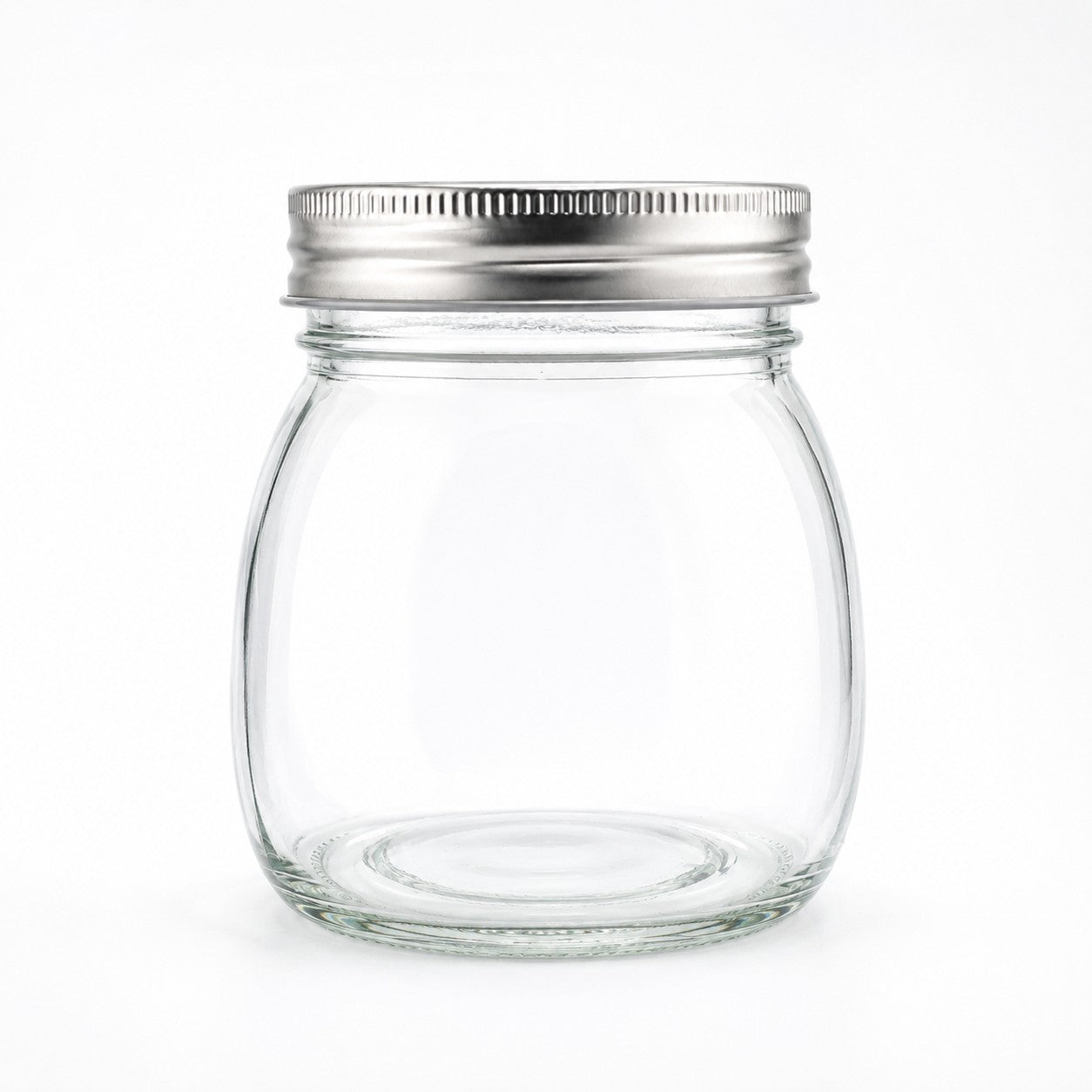 320mL. Mason glass jar (square) and Lid (Net Fill Capacity: 260mL.+/-)