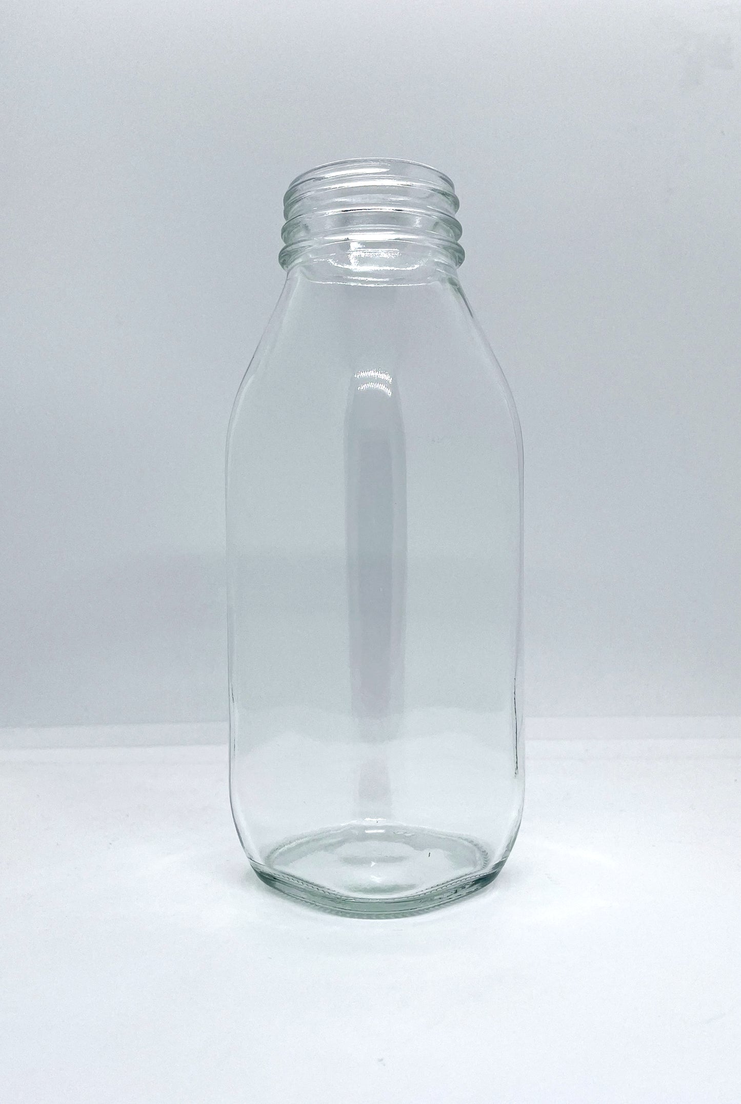 500mL. Square Milk Glass Bottle and Cap