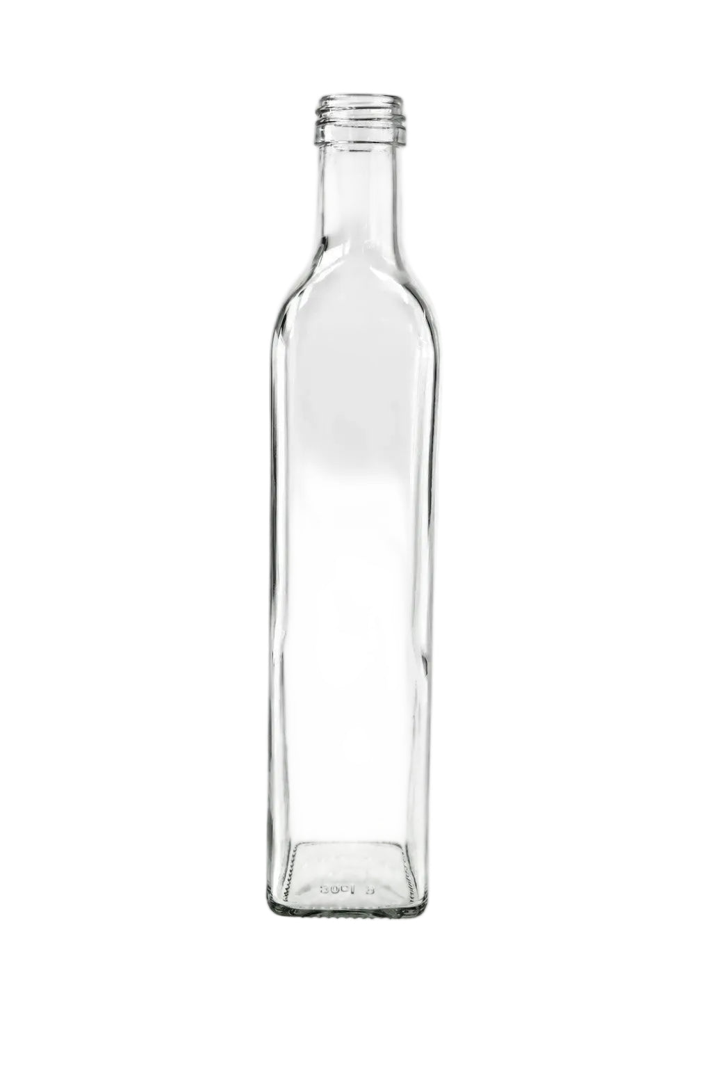 500mL. Square Glass Bottle
