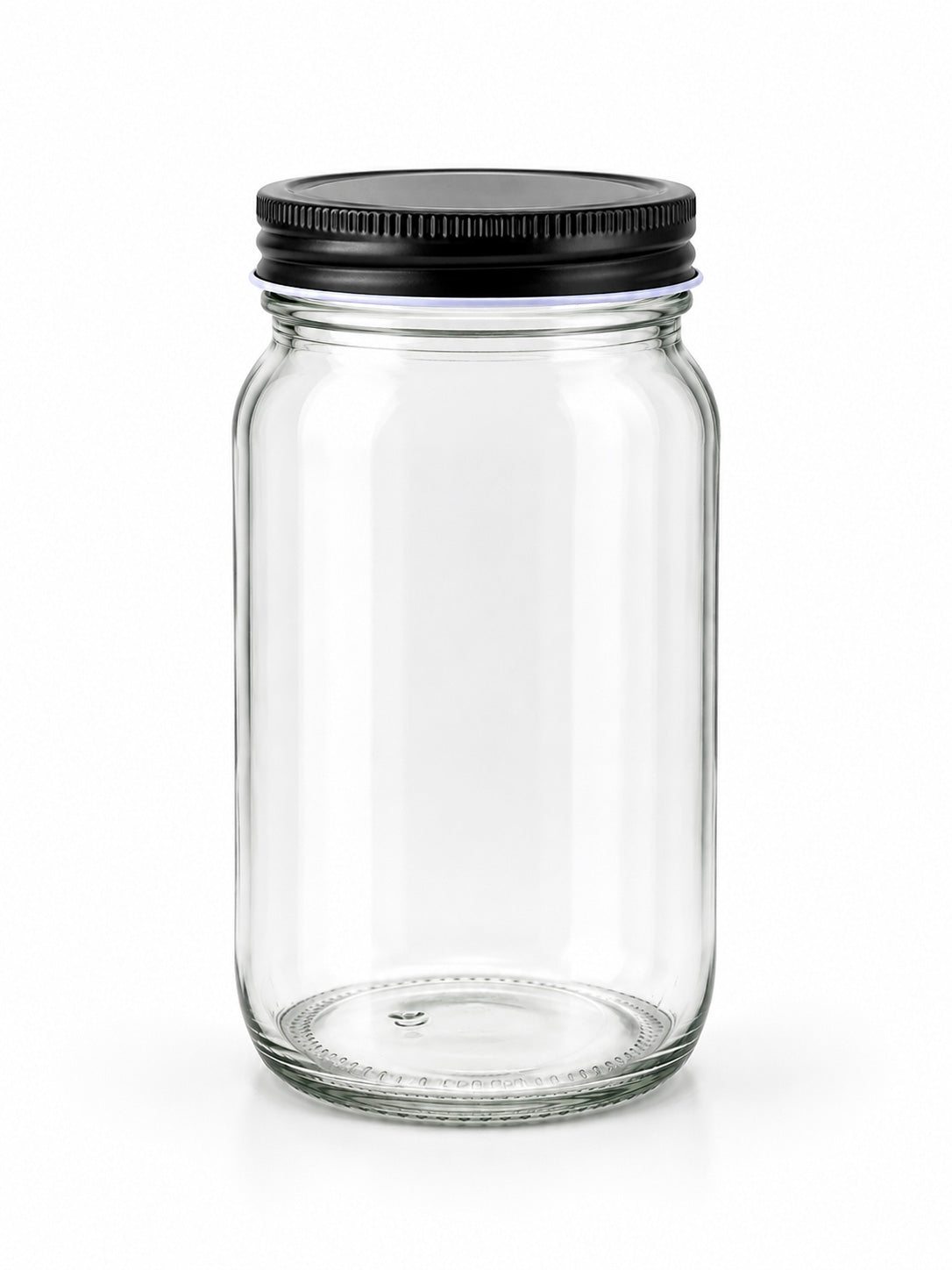 520mL. Mason glass jar (round) | Lid included | Case of 6