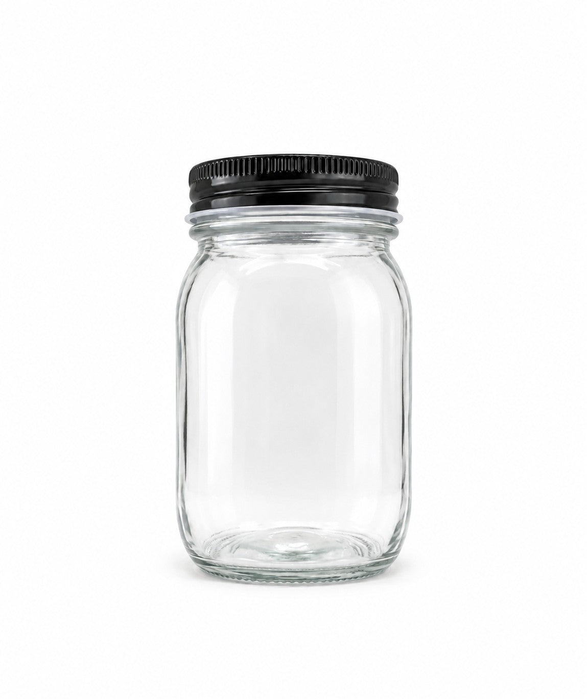 530mL. Mason glass jar (square)